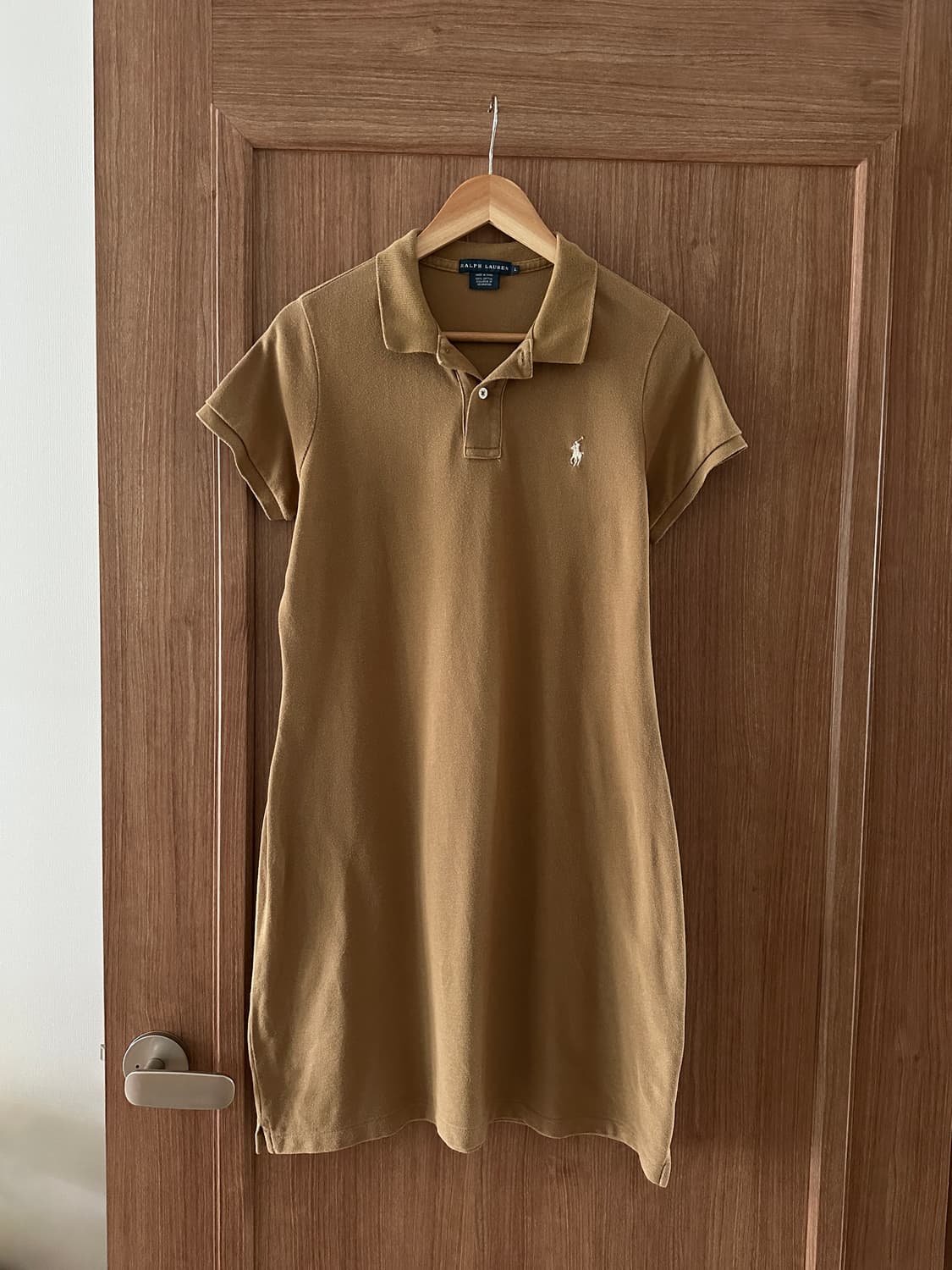 Polo Ralph Lauren 베이지 PK 반팔 원피스 L 상품이미지2