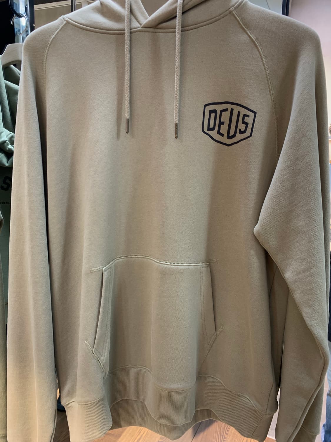 데우스 엑스 마키나 카키 후드티 XXL 상품이미지3
