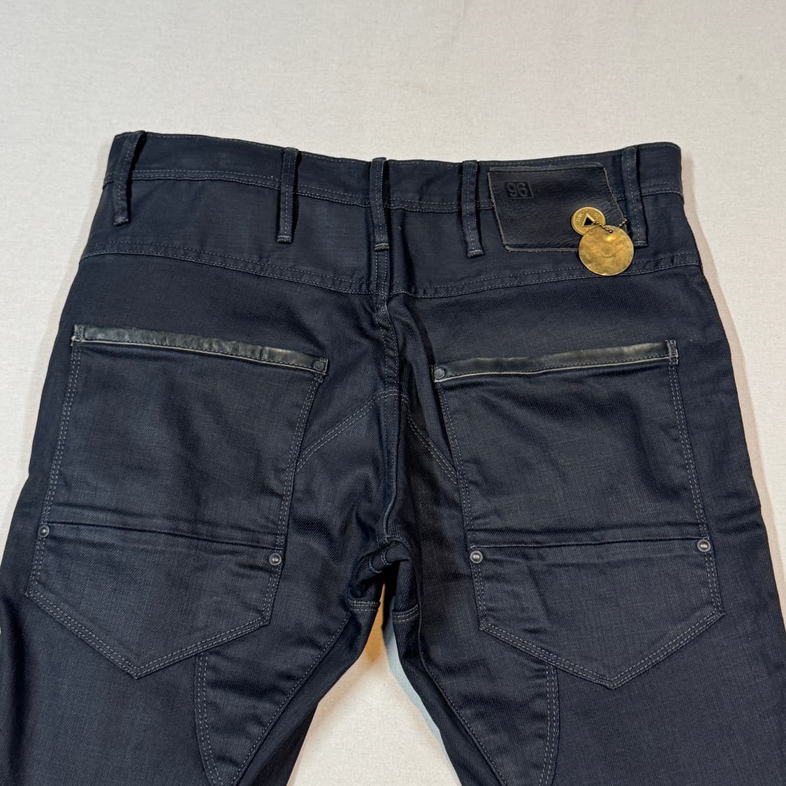 32inch) 지스타로우 3301 3D 코팅 입체 데님 팬츠 상품이미지2