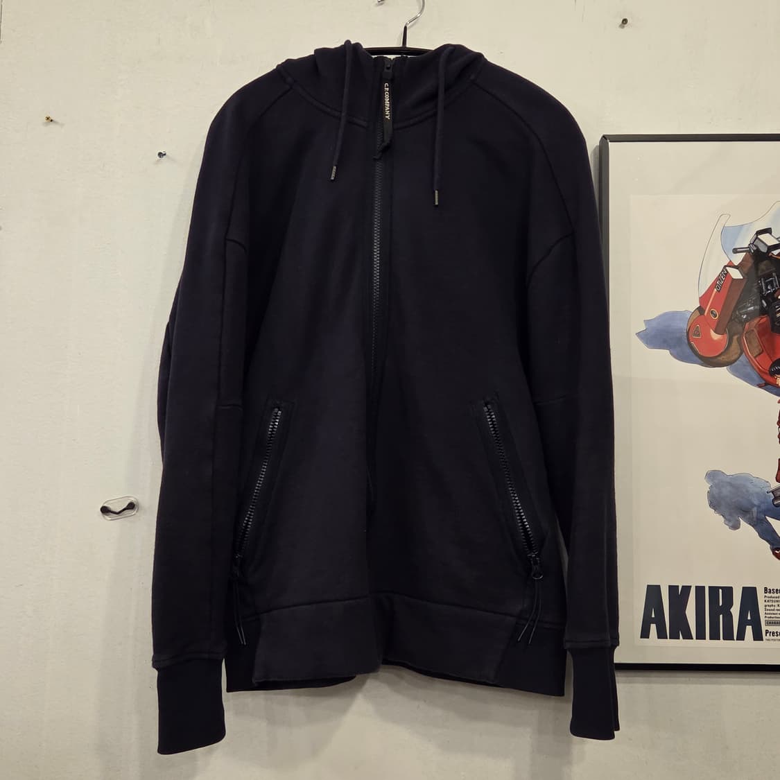 cp컴퍼니 씨피컴퍼니 고글 후드집업 네이비 m 상품이미지2