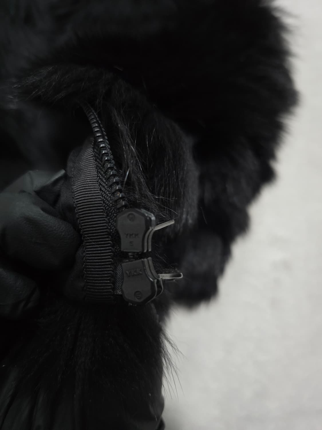 Untitled 블루폭스 베스트 블랙  상품이미지2