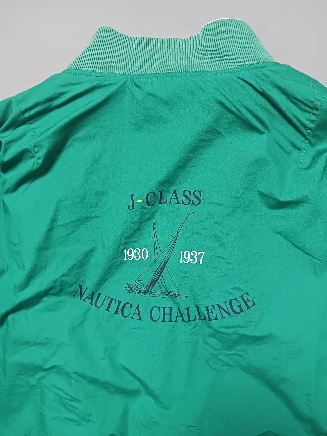 [XL] 노티카 재팬 90S 리버시블 봄버 자켓 그린/화이트 상품이미지8