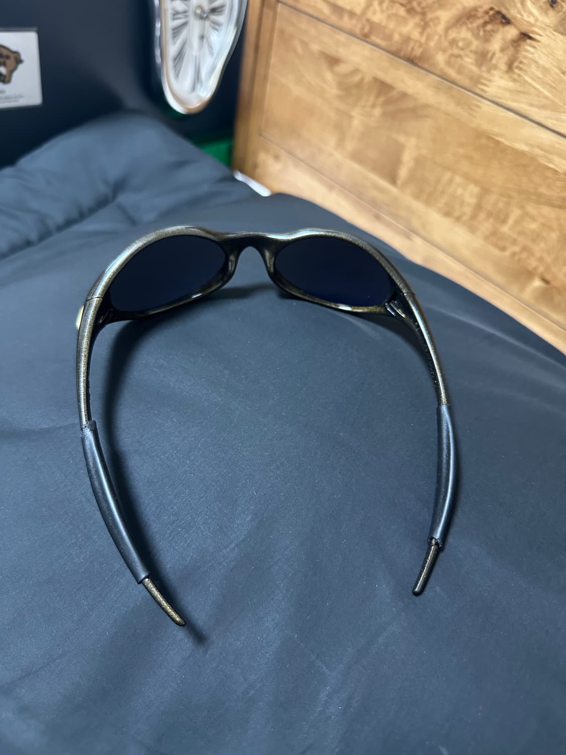 오클리 뉴아이자켓 블랙골드 골드이리듐 상품이미지4