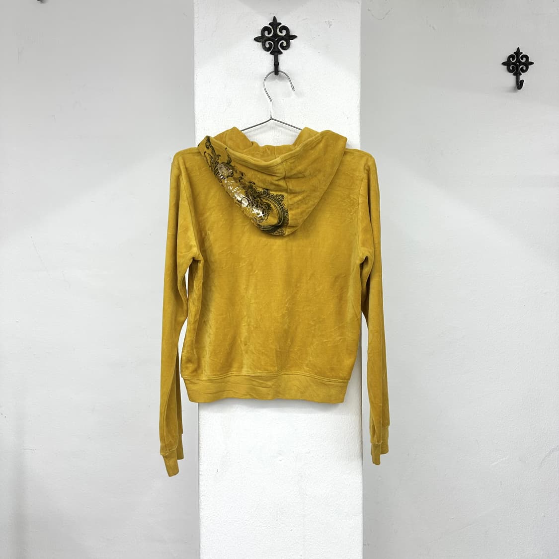 yellow y2k printing hood jacket  상품이미지3