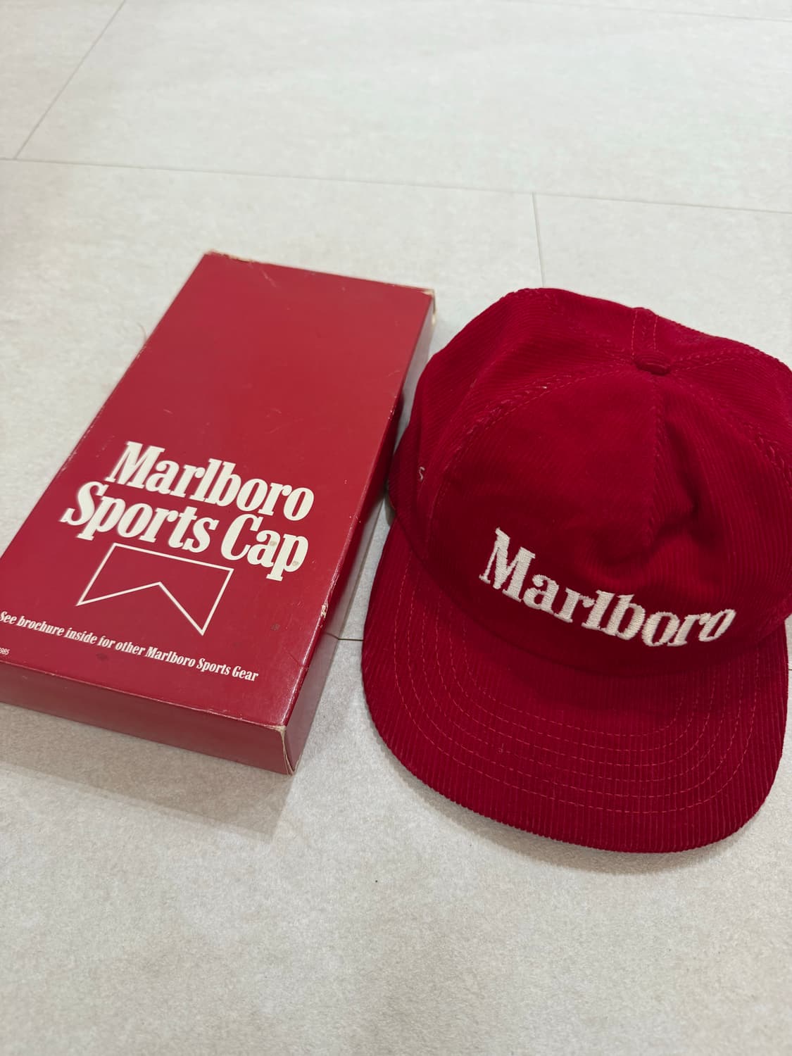 말보로 코듀로이 캡 90s marlboro 상품이미지1