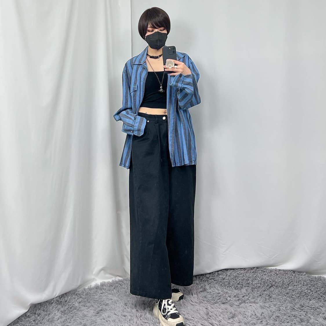 스트라이프 블루셔츠 상품이미지4