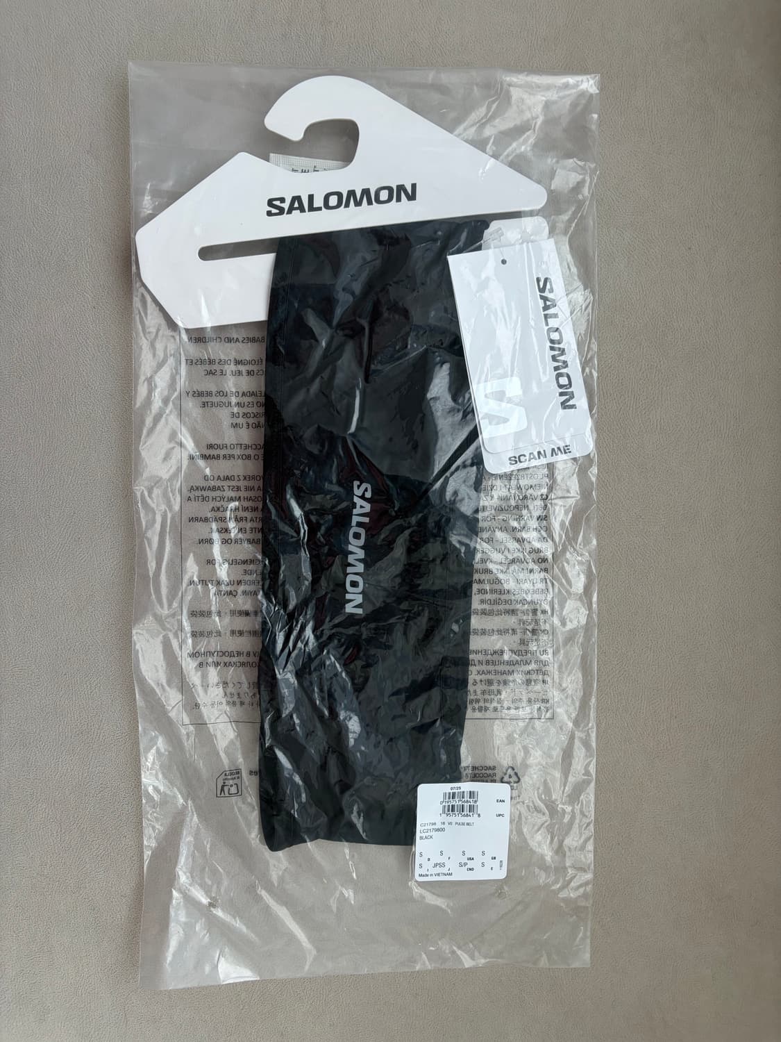 살로몬 - 펄스 러닝 벨트 /블랙 /S 상품이미지1