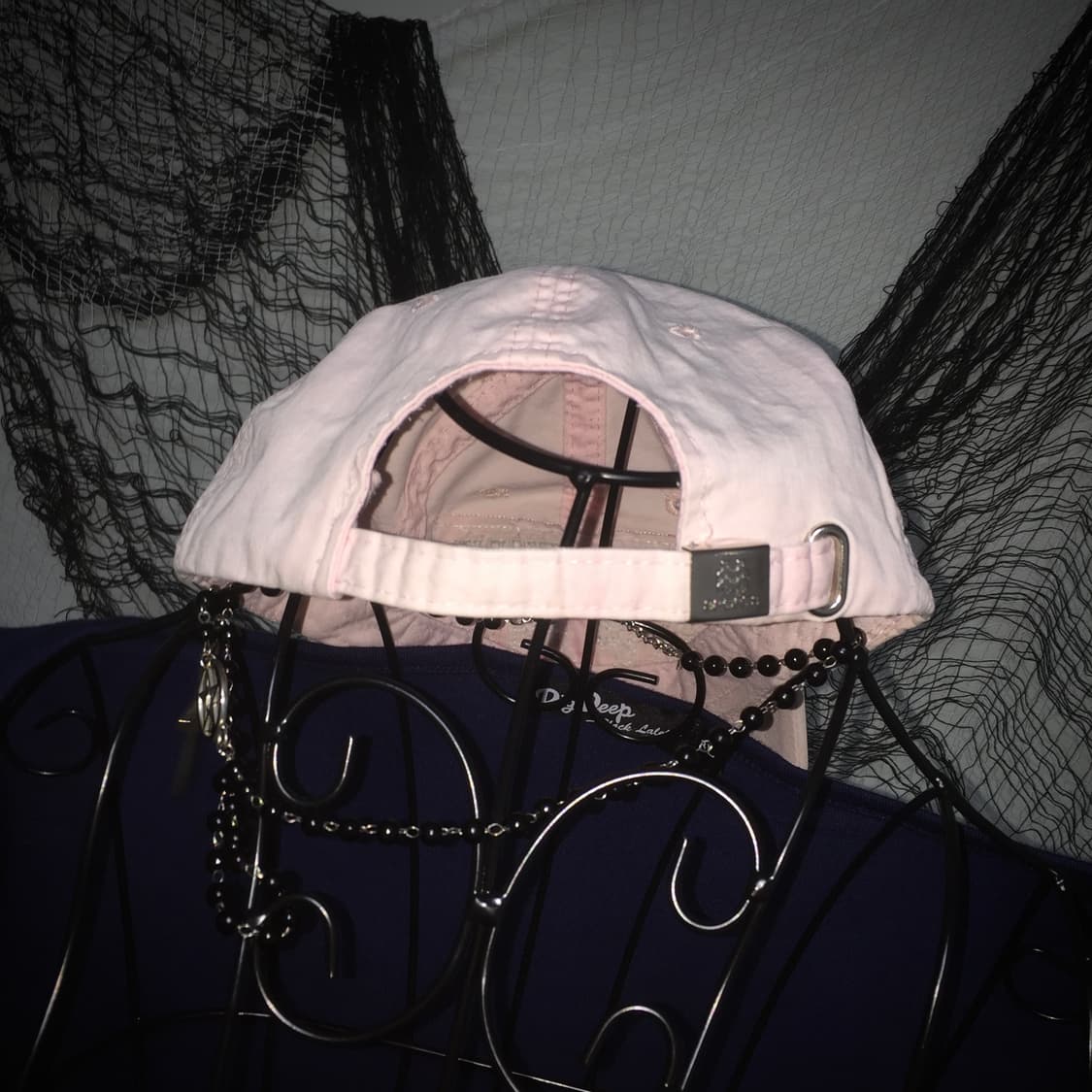 Rock blue baby pink vintage cap 상품이미지7