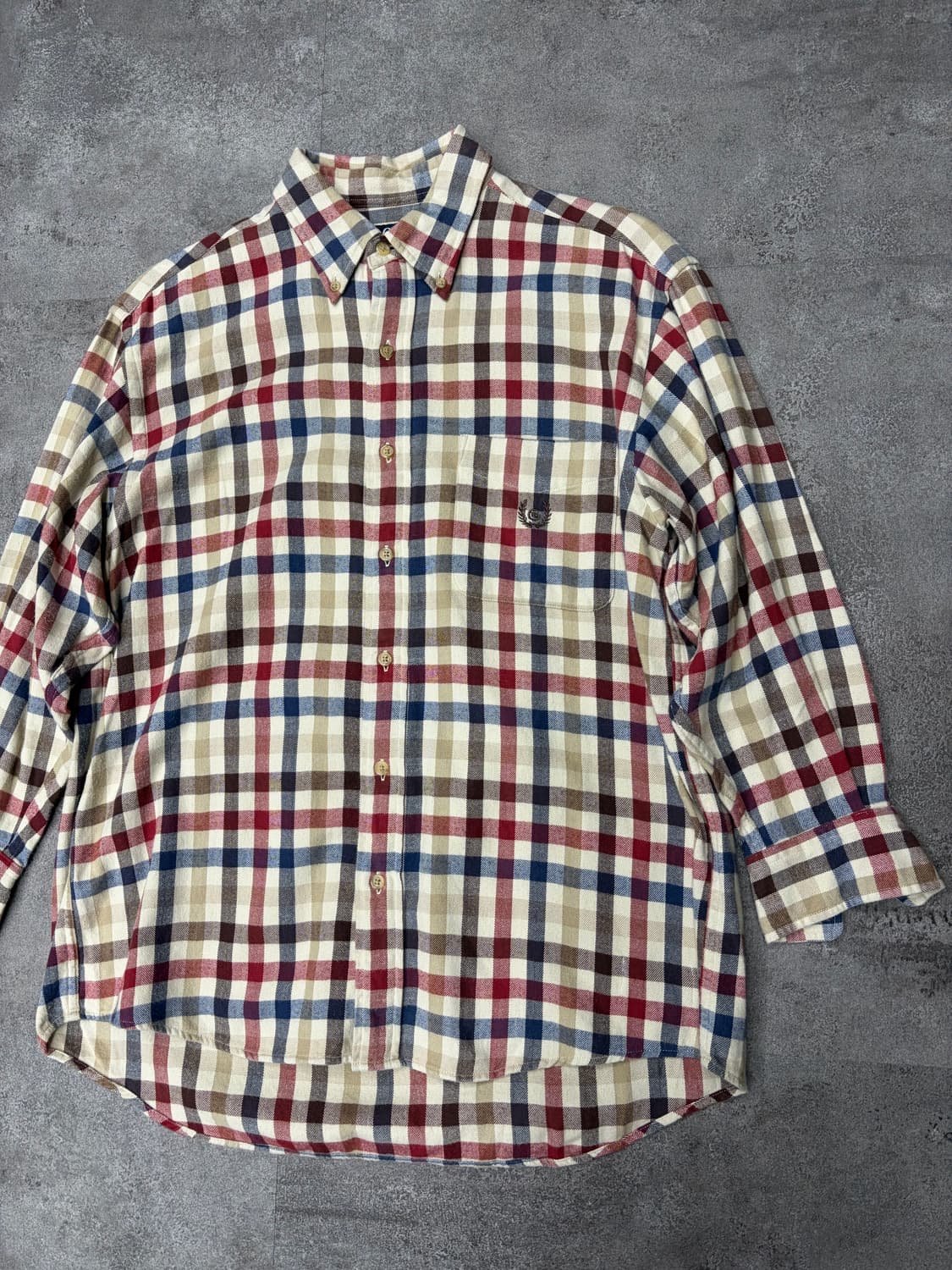 00s 챕스 랄프로렌 체크 긴팔 셔츠 상품이미지3