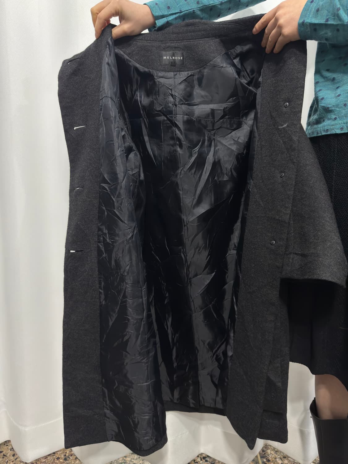 melrose button strap coat 상품이미지8