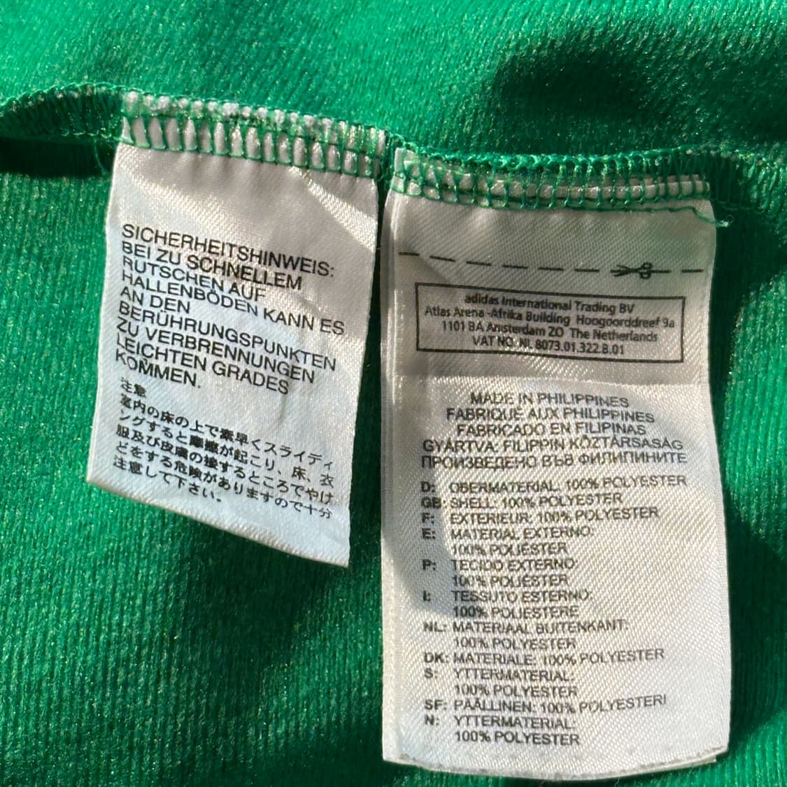아디다스 구형 파이어버드 트랙탑 져지 그린 (XXL) 상품이미지9