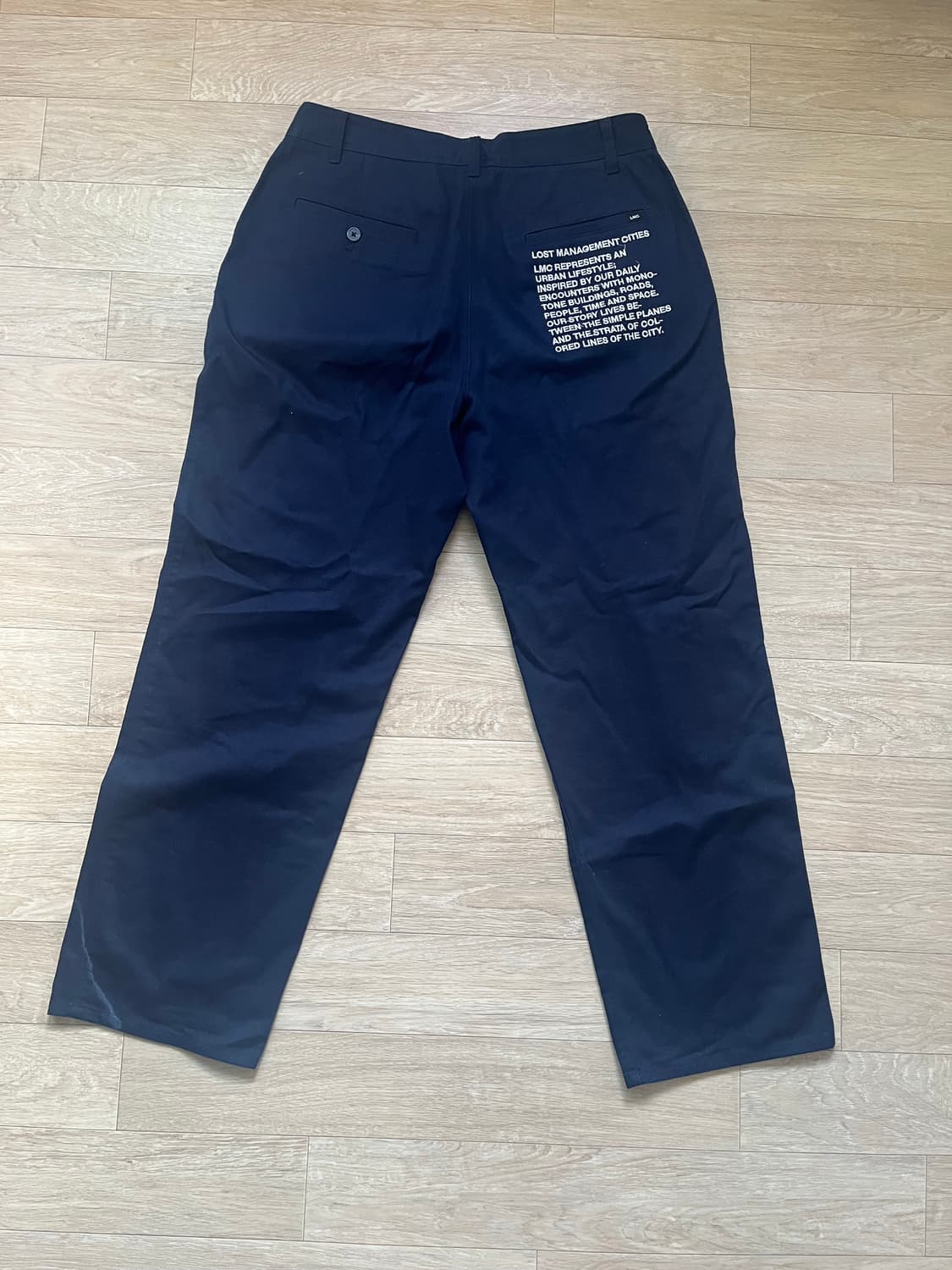 LMC cotton pants navy 상품이미지2