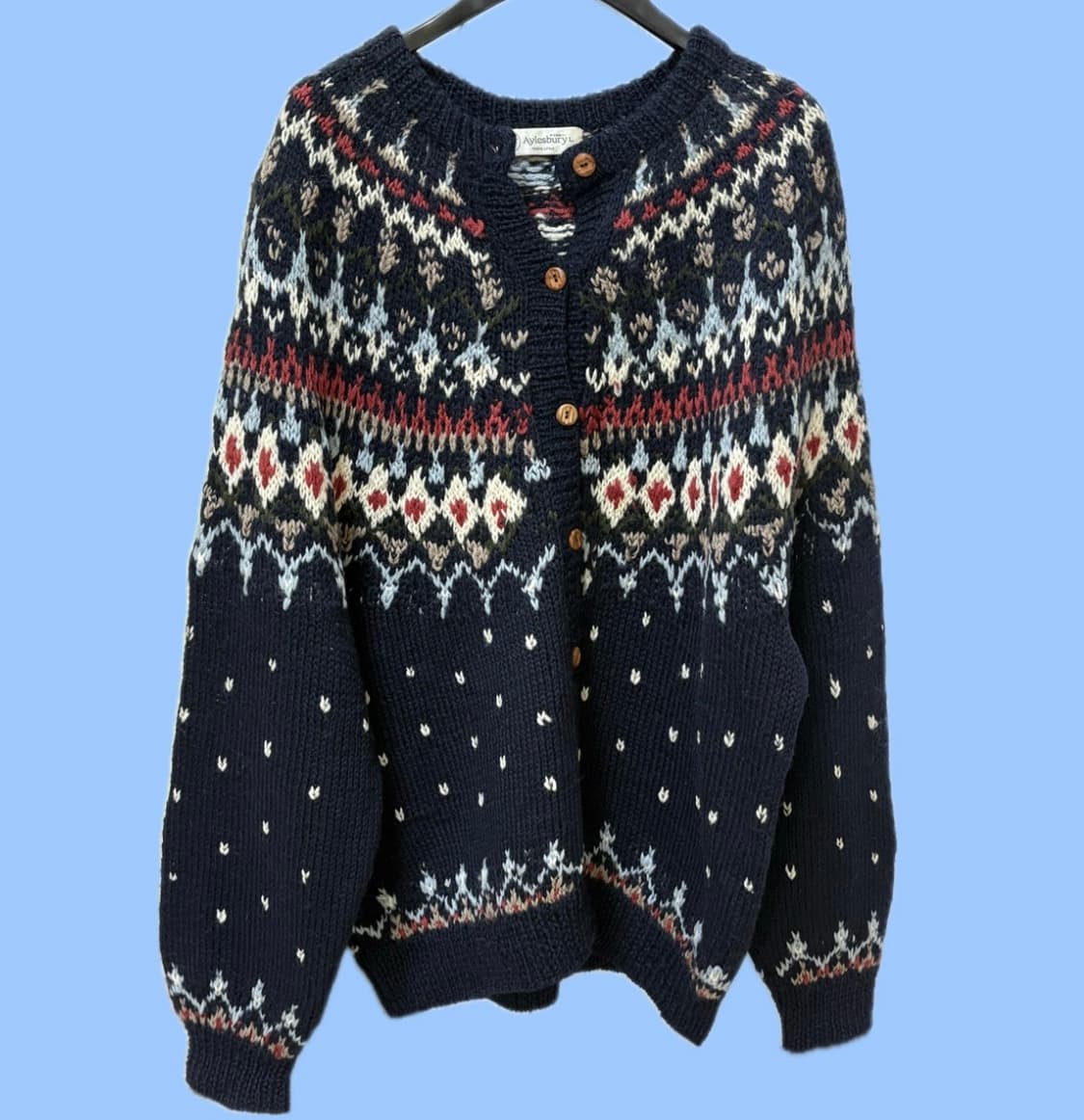 Nordic knit cardigan 상품이미지1