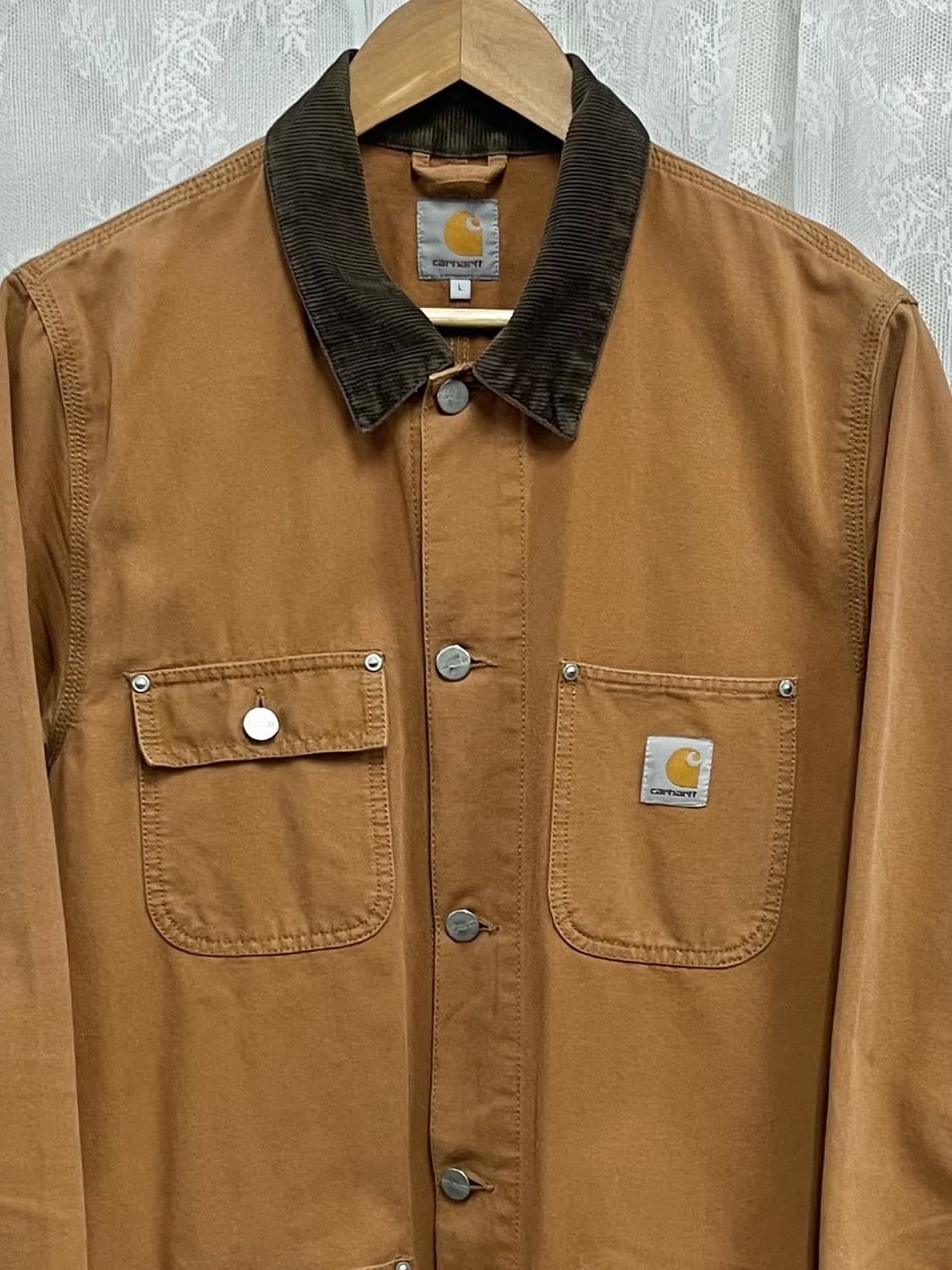 L) 칼하트 미시간 코트 자켓 브라운 상품이미지3