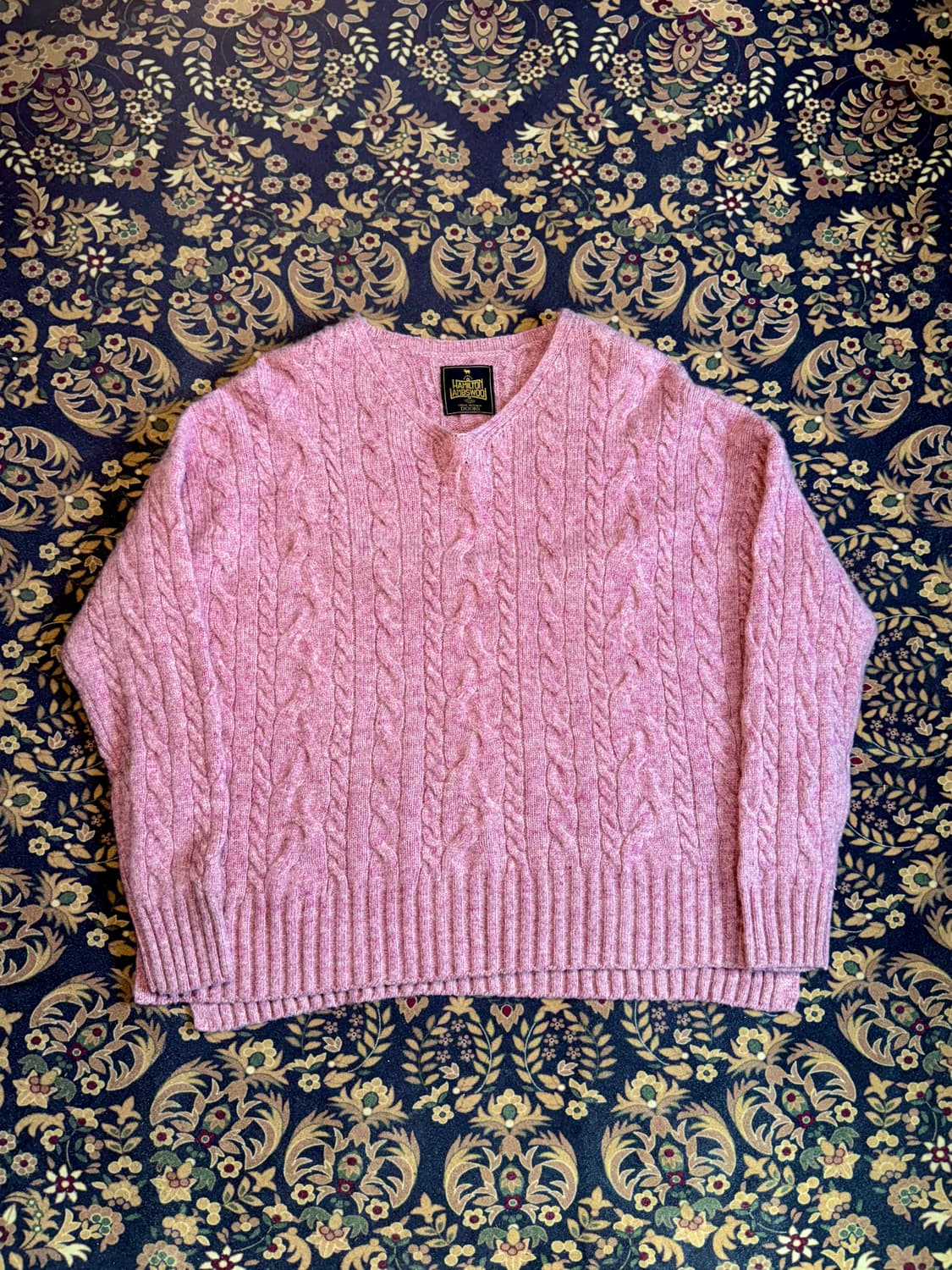 어반 리서치 해밀턴 램스울 케이블 니트 상품이미지1