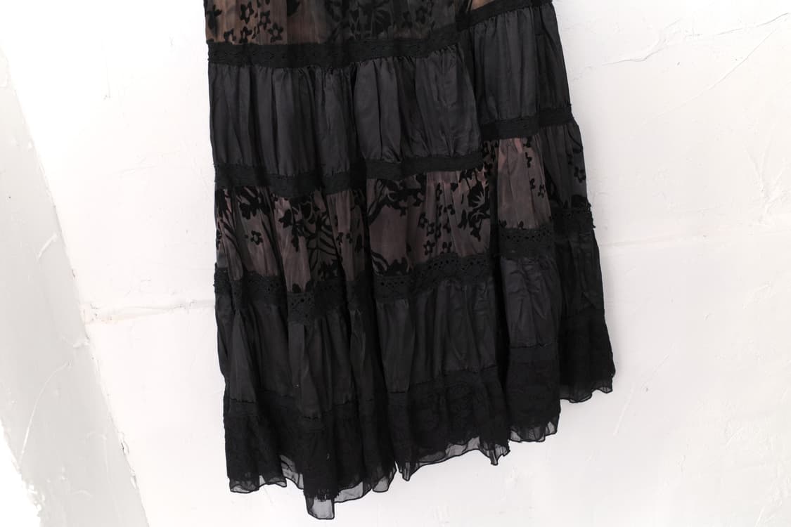 vintage flower skirt  상품이미지3