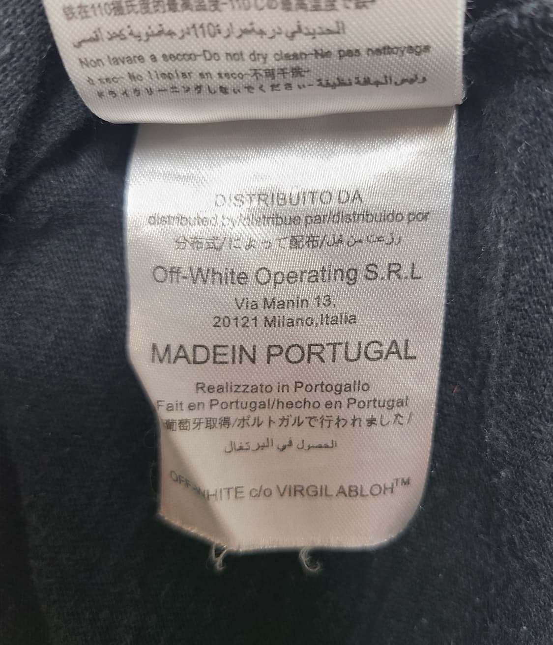 Off-White CUT OFF Eagle Tee(정품) 상품이미지5