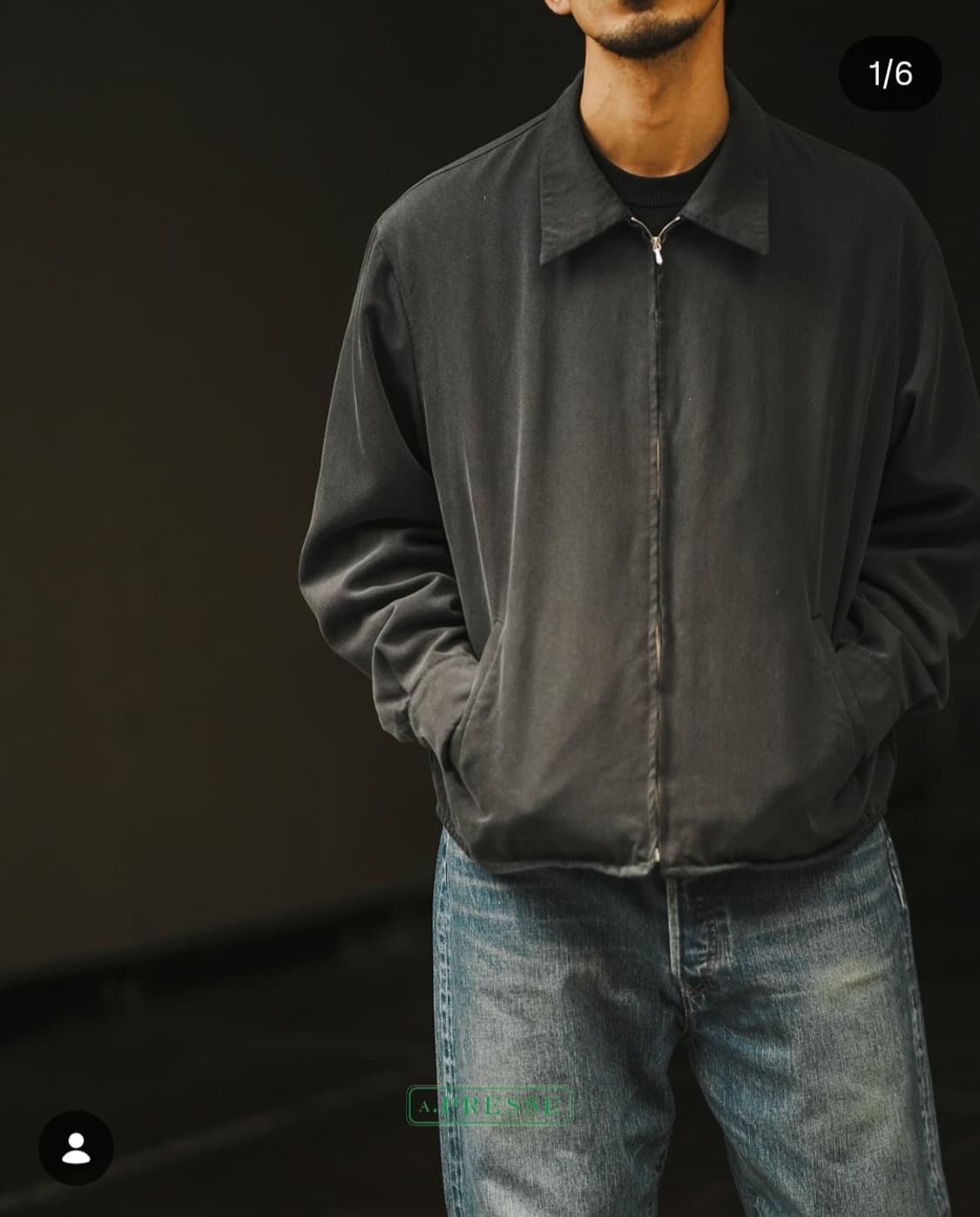 아프레쎄 25ss 실크 트윌 베트남자켓 3 상품이미지6