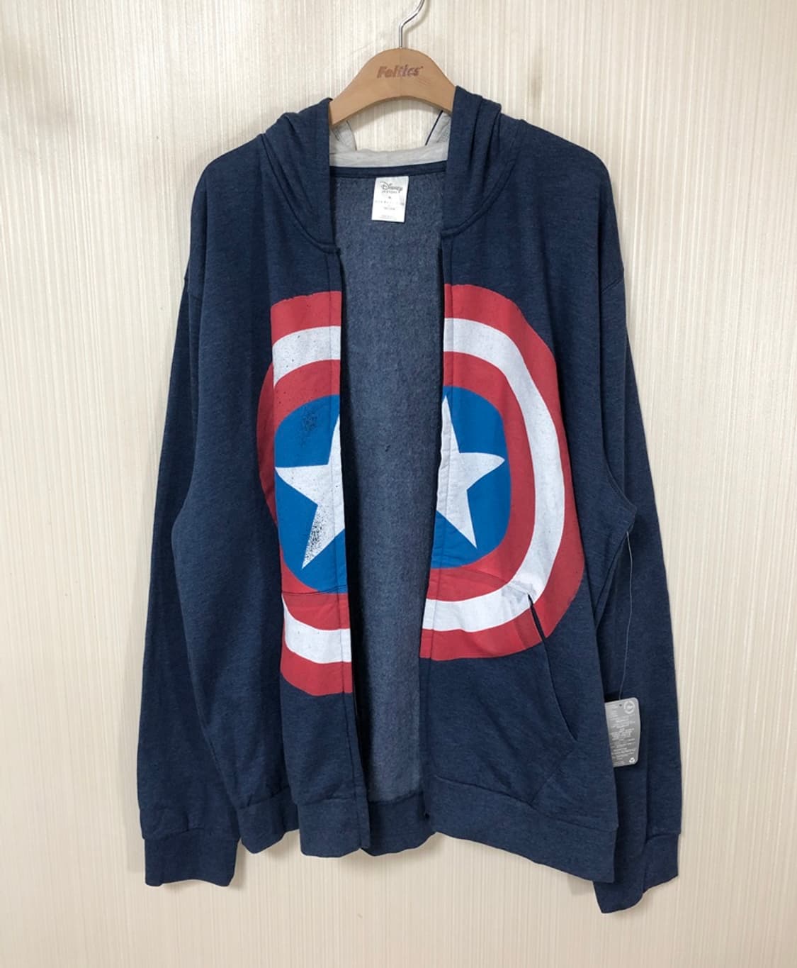 디즈니스토어 마블 캡틴아메리카 빅사이즈 후드집업 XL(해외) 상품이미지8