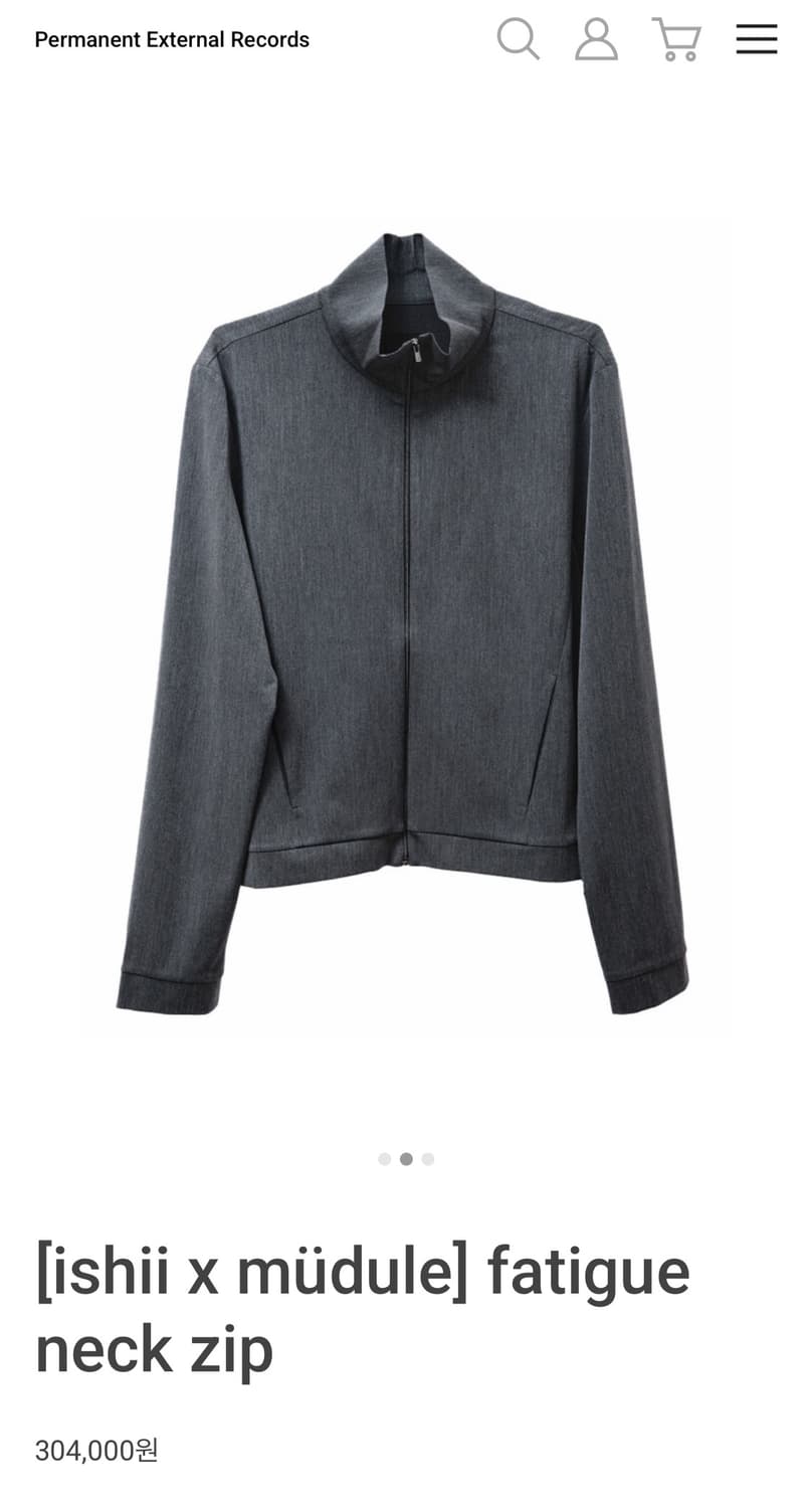 [ishii x Mudule] 머듈 fatigue neck zip  상품이미지1