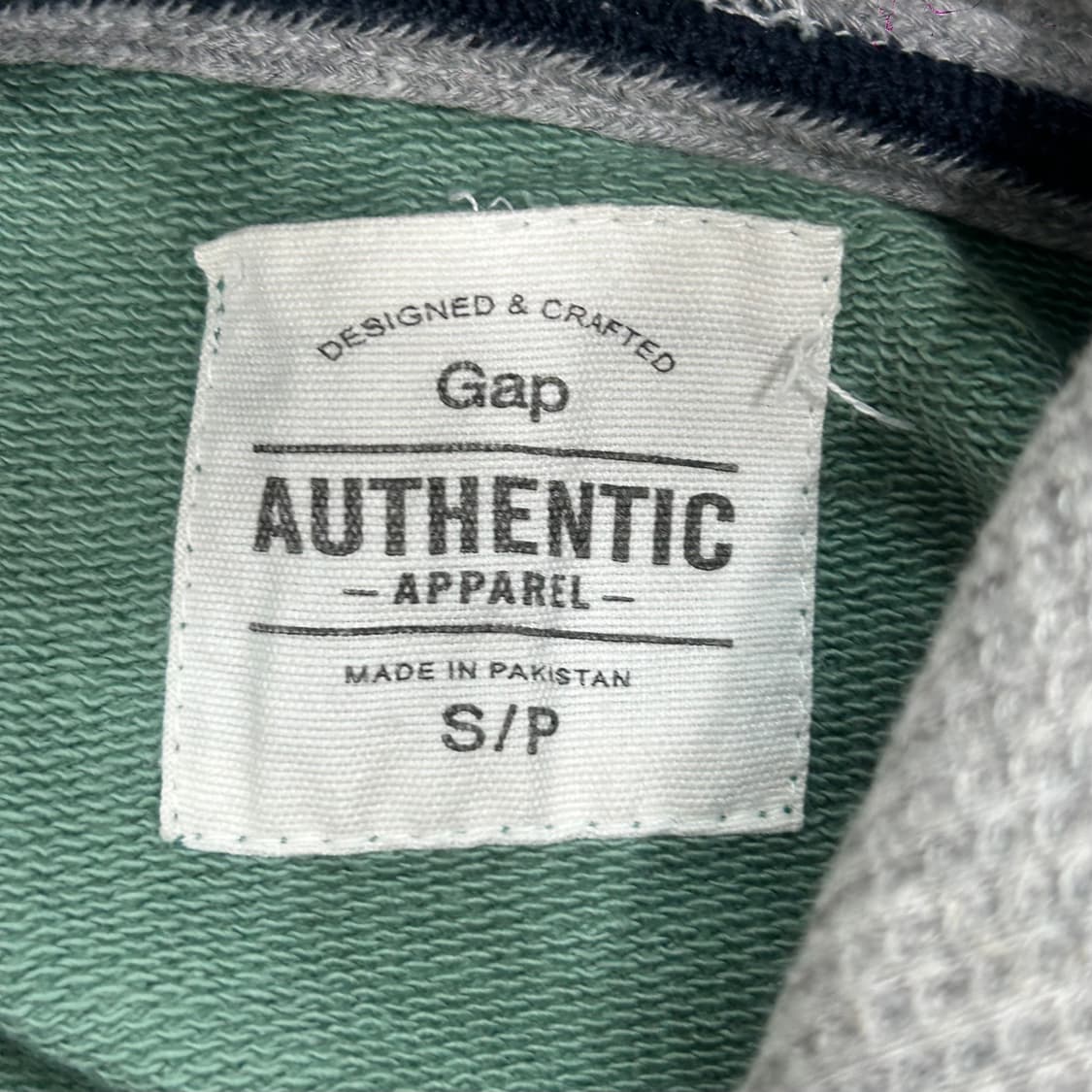 Gap 갭 그린로고 라이트 그린 후드티 상품이미지5