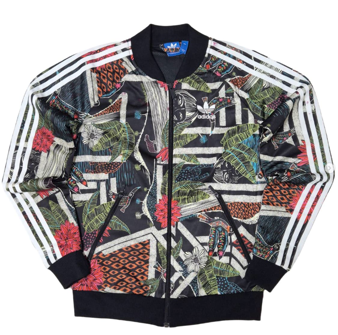 아디다스 유로파 파이어버드 플로럴 그래픽 트랙탑 져지 A064 상품이미지1