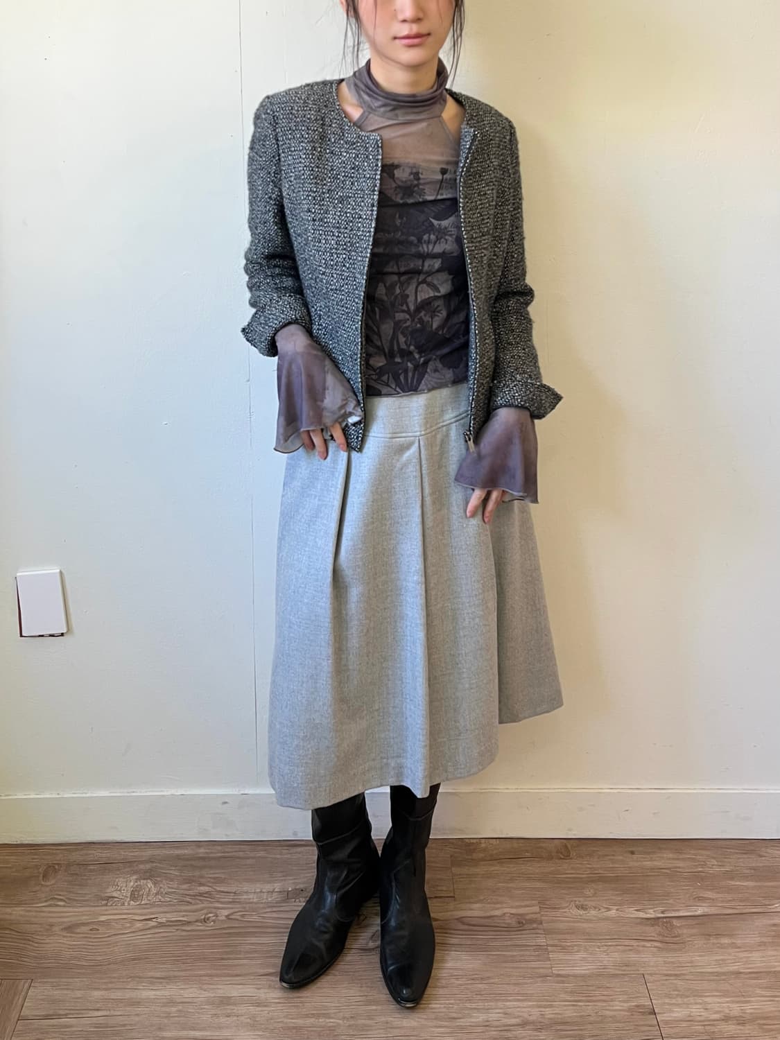 버버리 트위드 자켓 상품이미지5