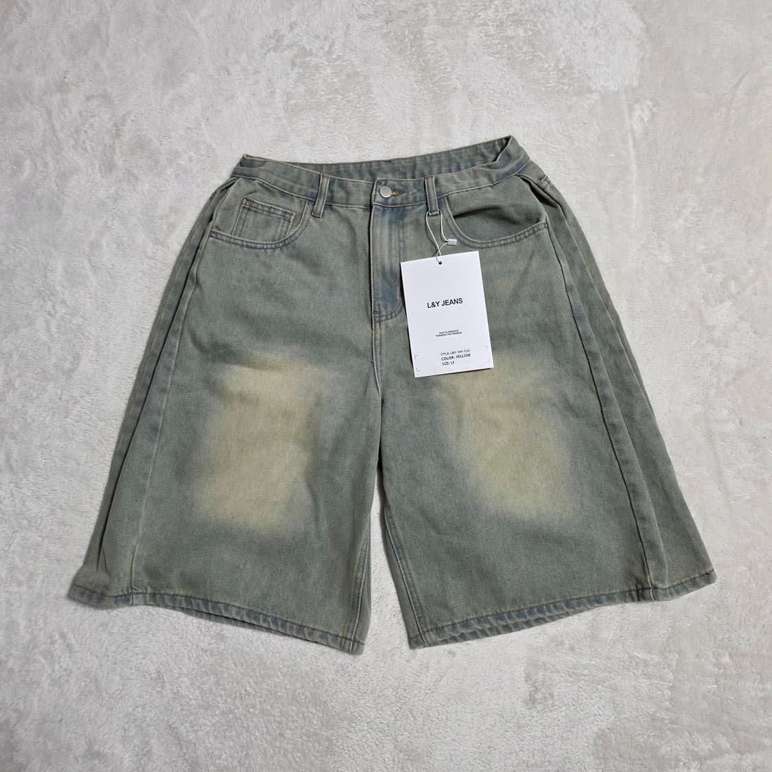 (L)여성 L&Y JEANS 버뮤다 팬츠 데님 반바지 상품이미지1