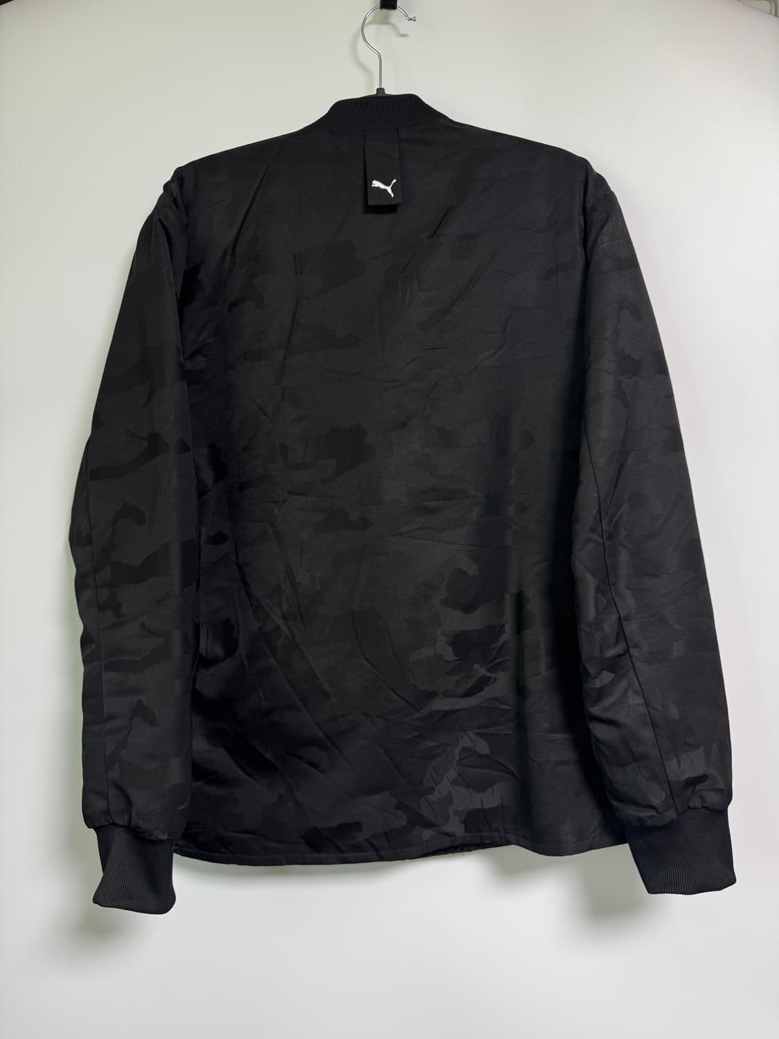 일본 푸마 리버시블 털 자켓 블랙 카모 95-100 상품이미지4