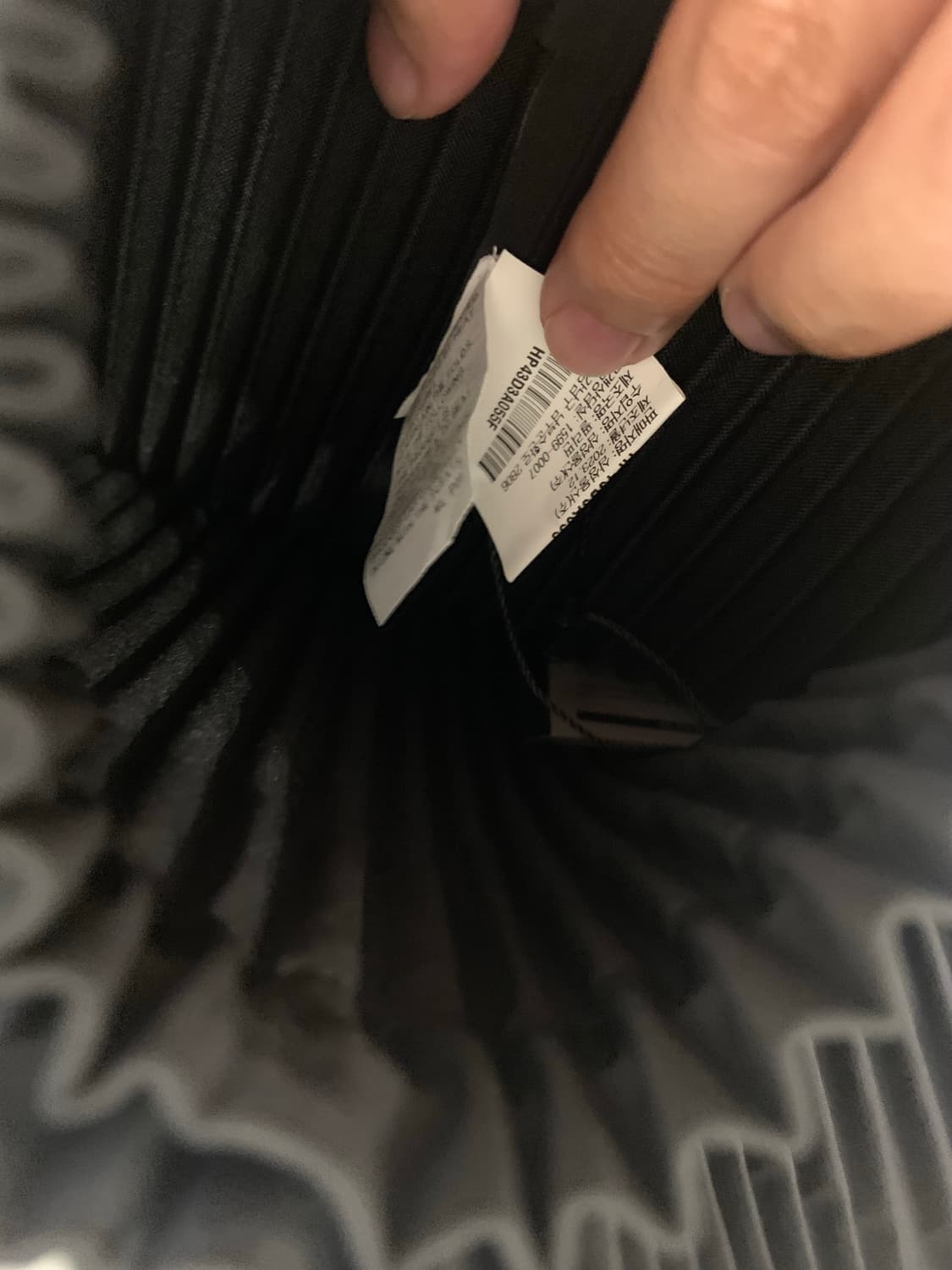 옴므플리세 포켓 미듐백 블랙 / 애플그린 상품이미지6