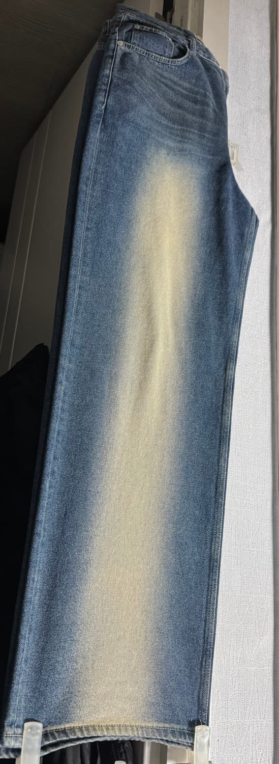 세터 데님 브루클린 뉴트로 와이드 워시드 데님 팬츠 레트로 블루 상품이미지5