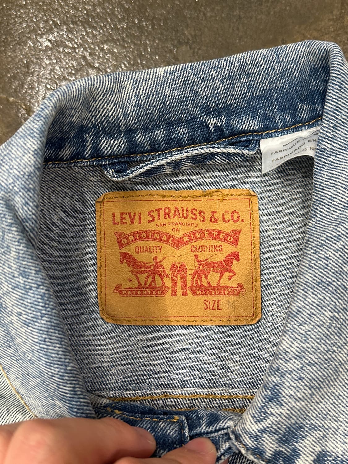 리바이스 3세대 트러커 자켓 M 상품이미지4