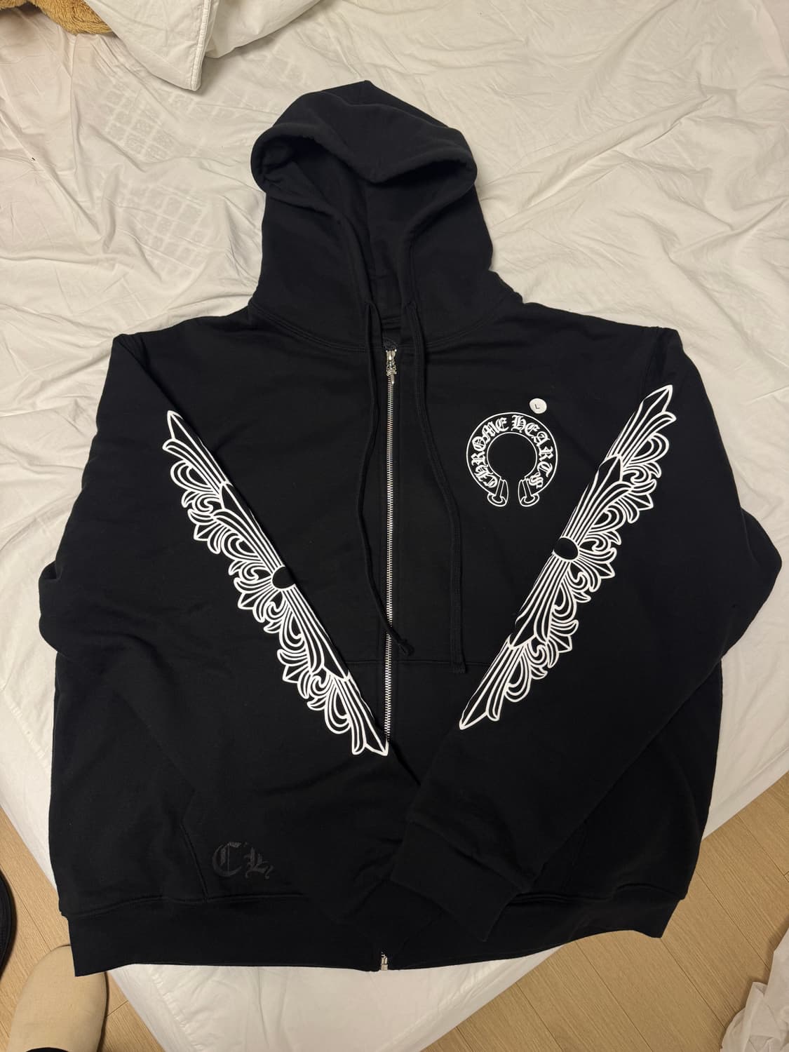 크롬하츠 플로랄 후드집업 헤비웨이트 상품이미지1