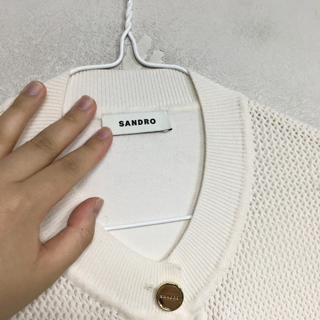SANDRO 산드로 버튼 니트 가디건 85 상품이미지2