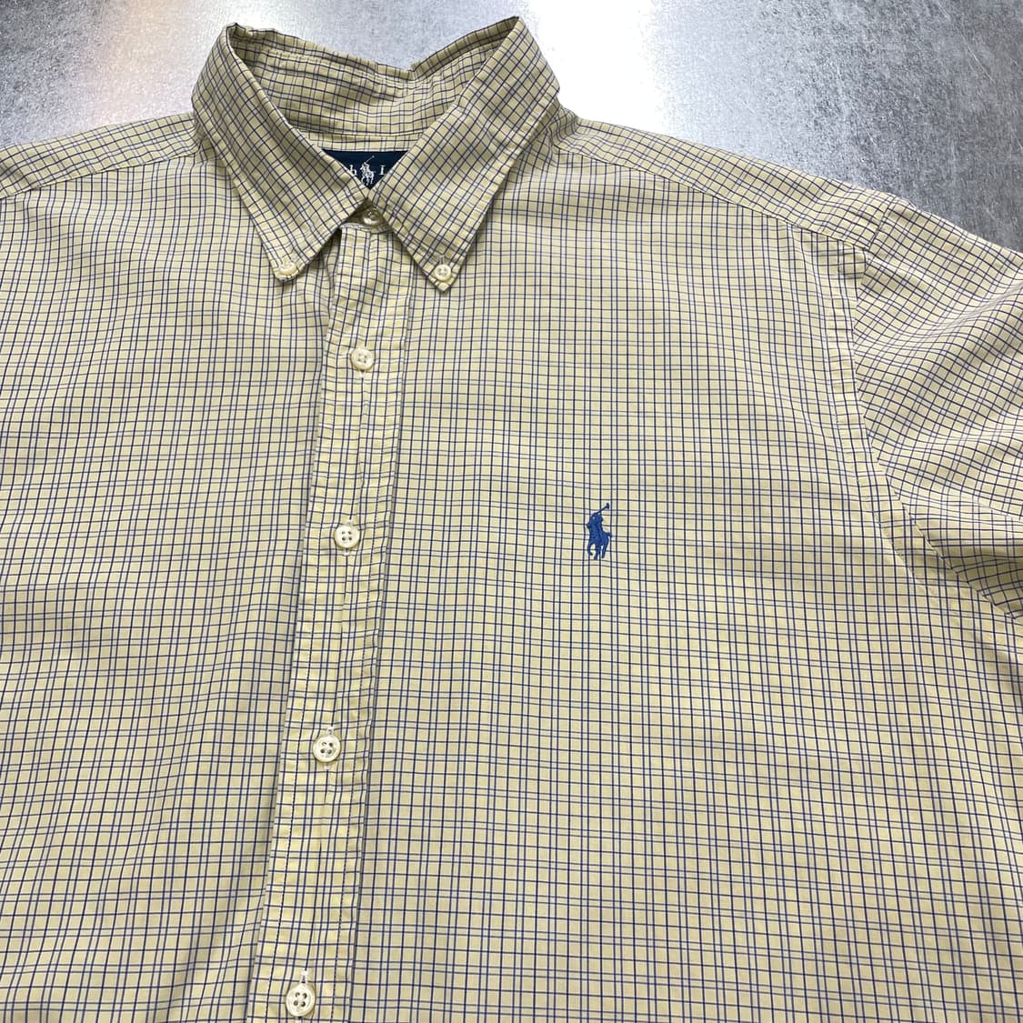 (XL) POLO 폴로 랄프로렌 체크 반팔 셔츠 클래식핏 상품이미지7