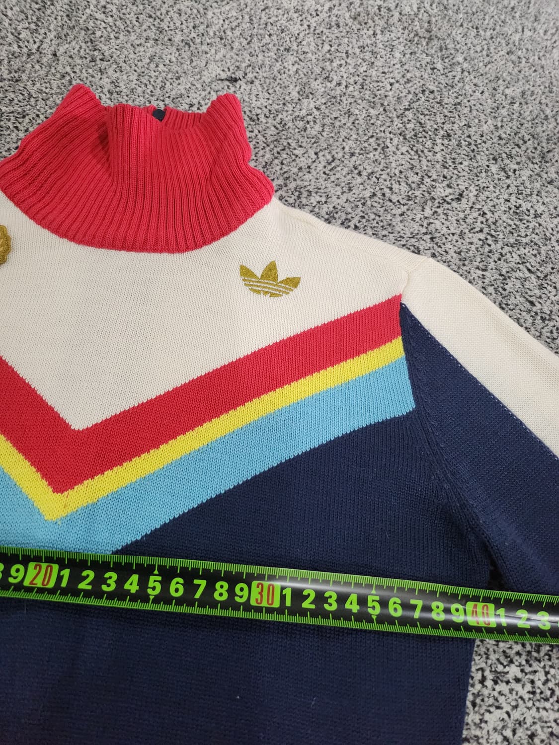 //아디다스 컬러 포인트 터틀넥 니트 원피스 S 상품이미지7