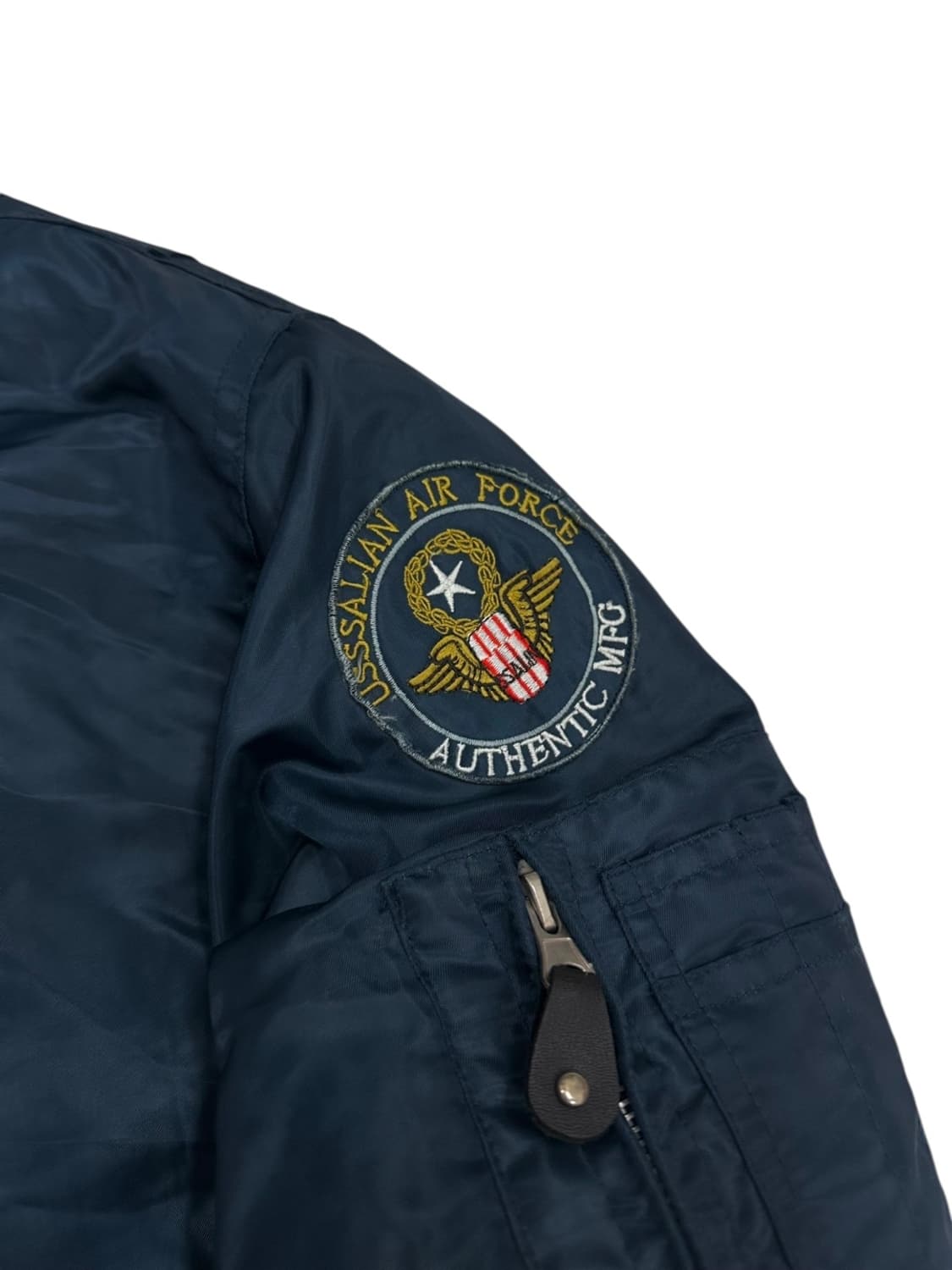 pia.t.r.d ma-1 항공점퍼 블루 (XL~2XL) 상품이미지7