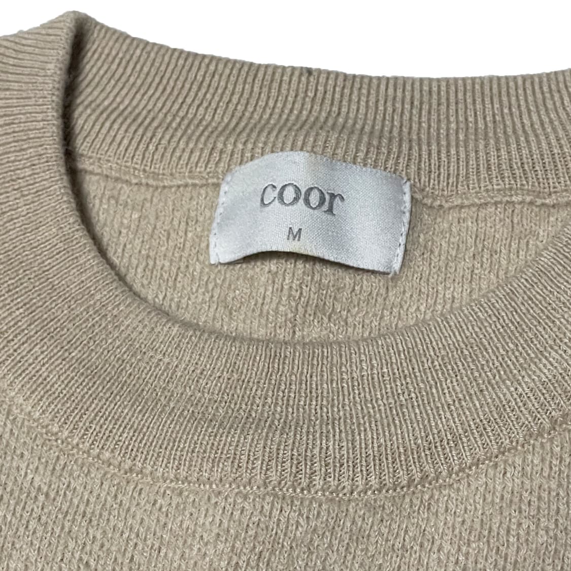 Coor 쿠어 울 오트밀 니트 상품이미지5