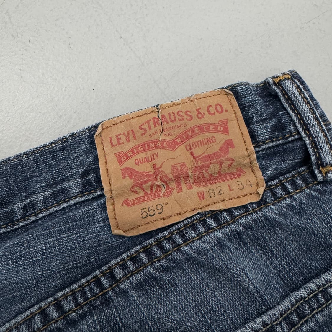 리바이스 559 새깅 워싱 스케이터 데님팬츠 상품이미지6