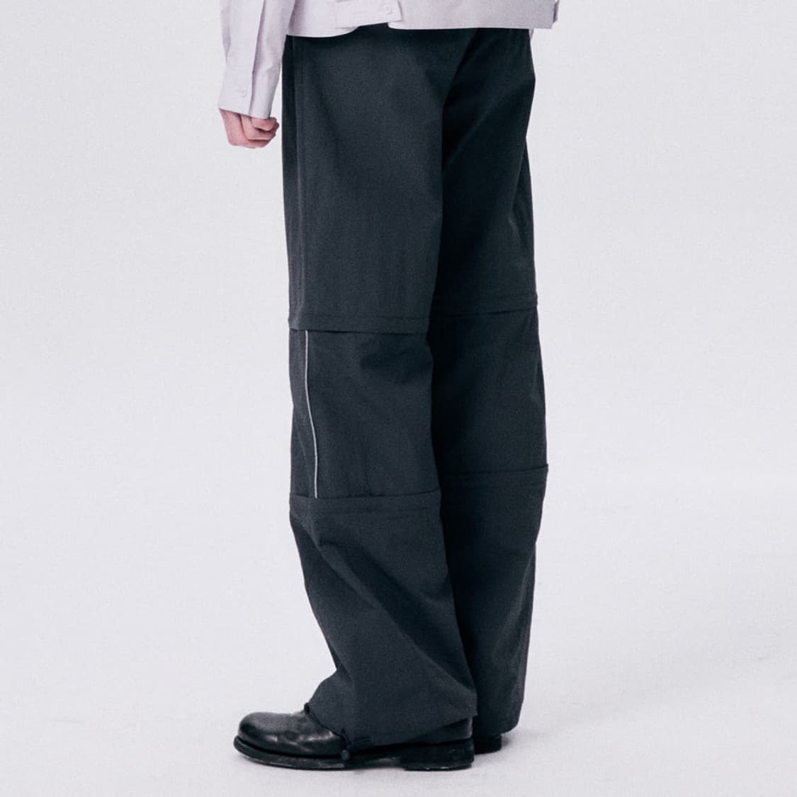 할로미늄 바지REFLECTED 3 PARTS PANTS DARK GRAY 상품이미지3