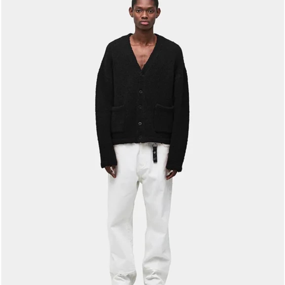 쿠어 헤어리 소프트 알파카 가디건 상품이미지1