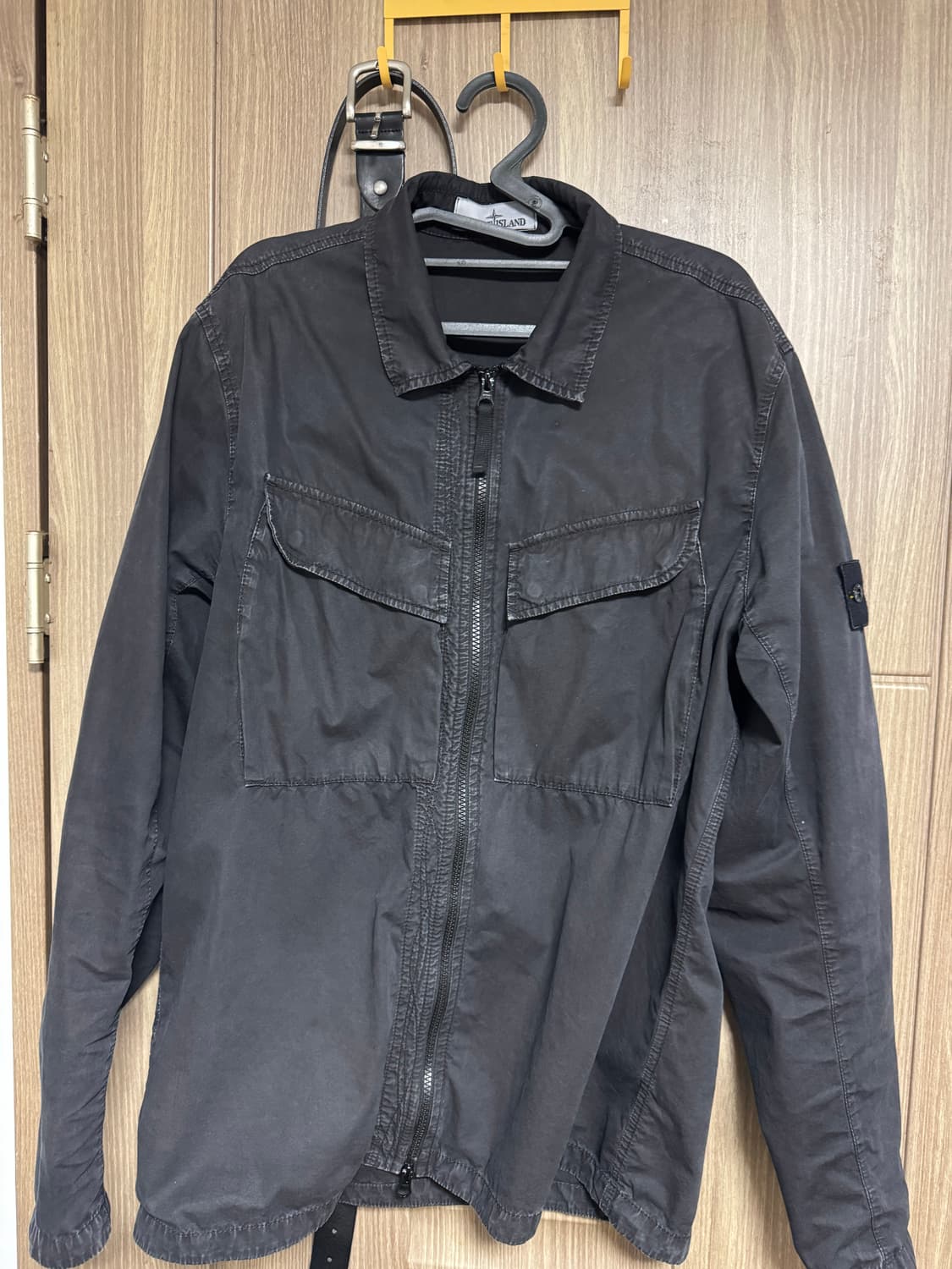 스톤아일랜드 올드이펙트 오버셔츠 상품이미지1