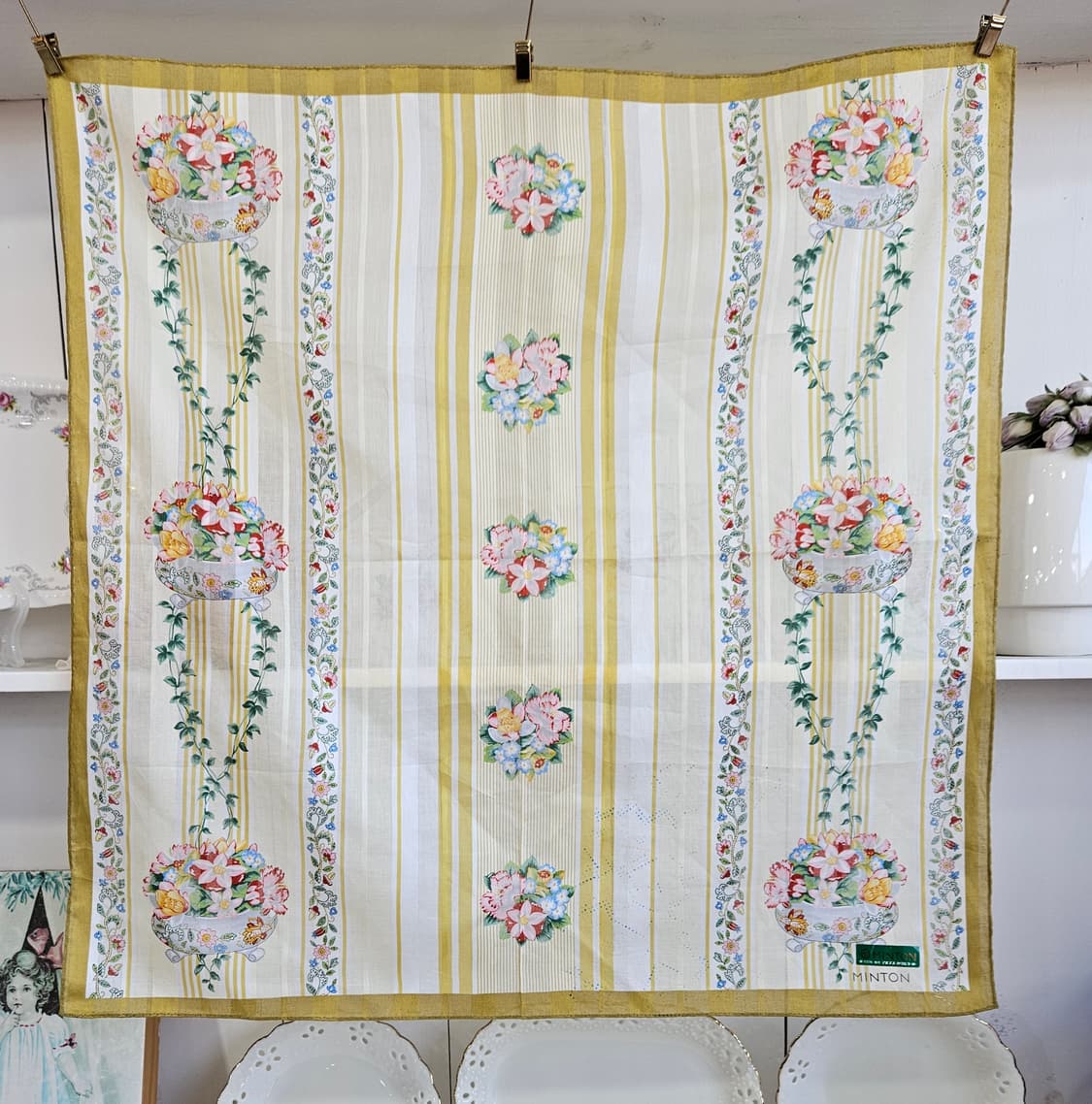 민턴(MINTON) 실크 손수건 새상품 상품이미지2