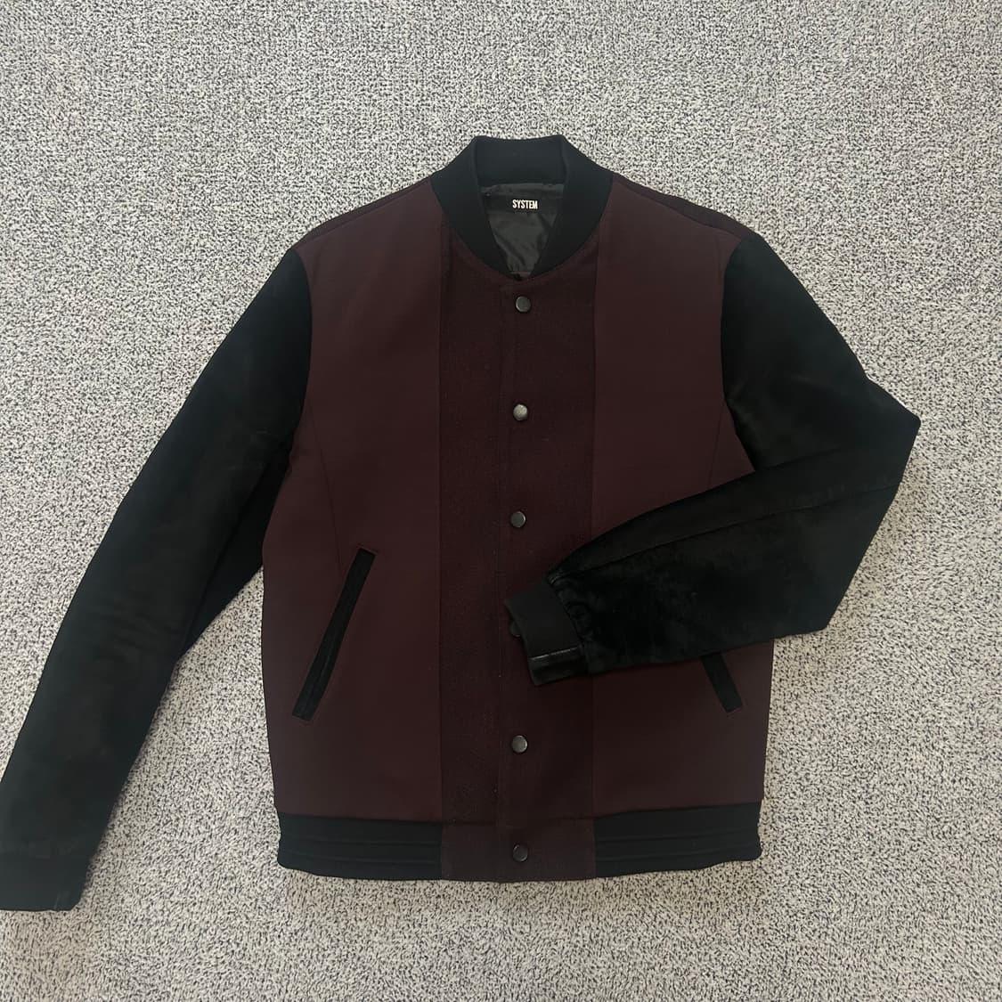 SYSTEM Varsity Teddy Jacket. 상품이미지3