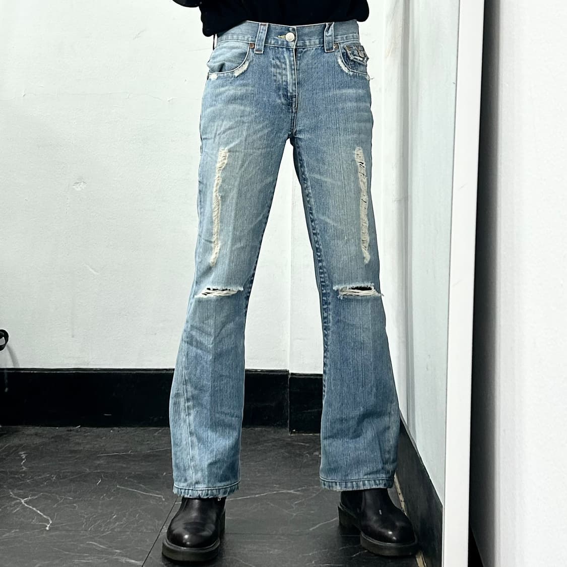 트루릴리전 월드투어 부츠컷 데님 팬츠 상품이미지2