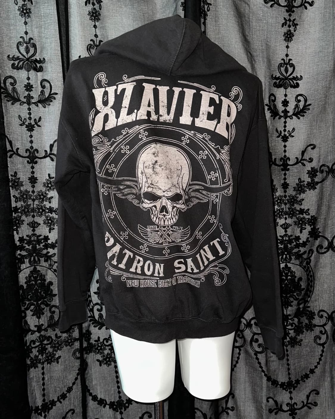 Punk napping oversized-fit hooded zip-up 상품이미지4