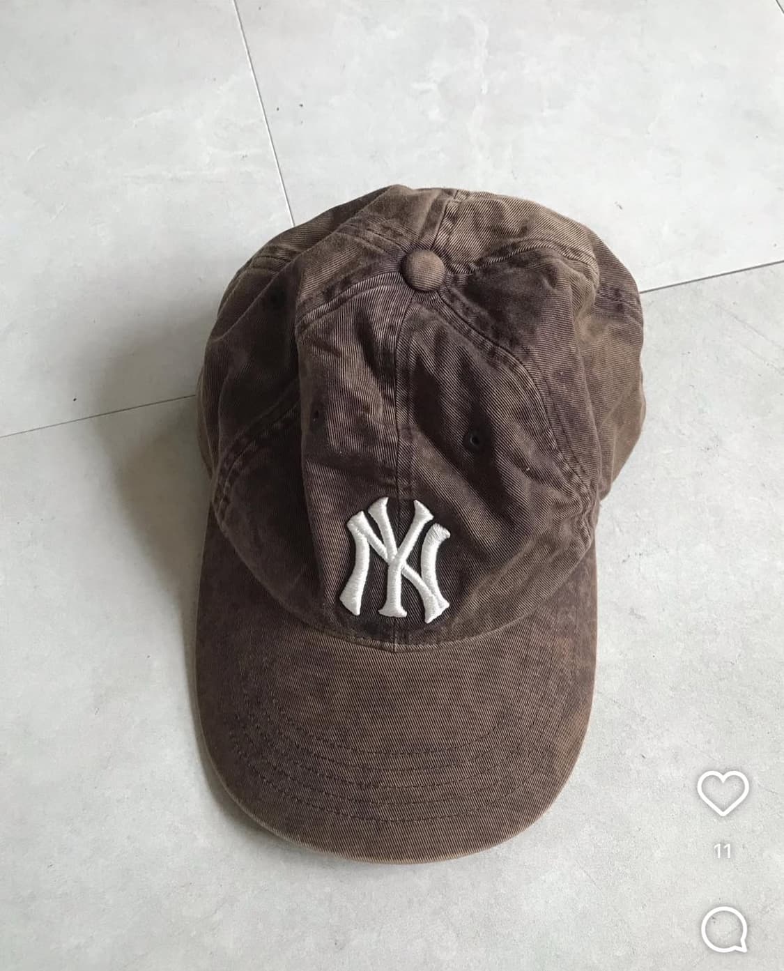 mlb 빈티지 워싱 볼캡 모자  상품이미지1