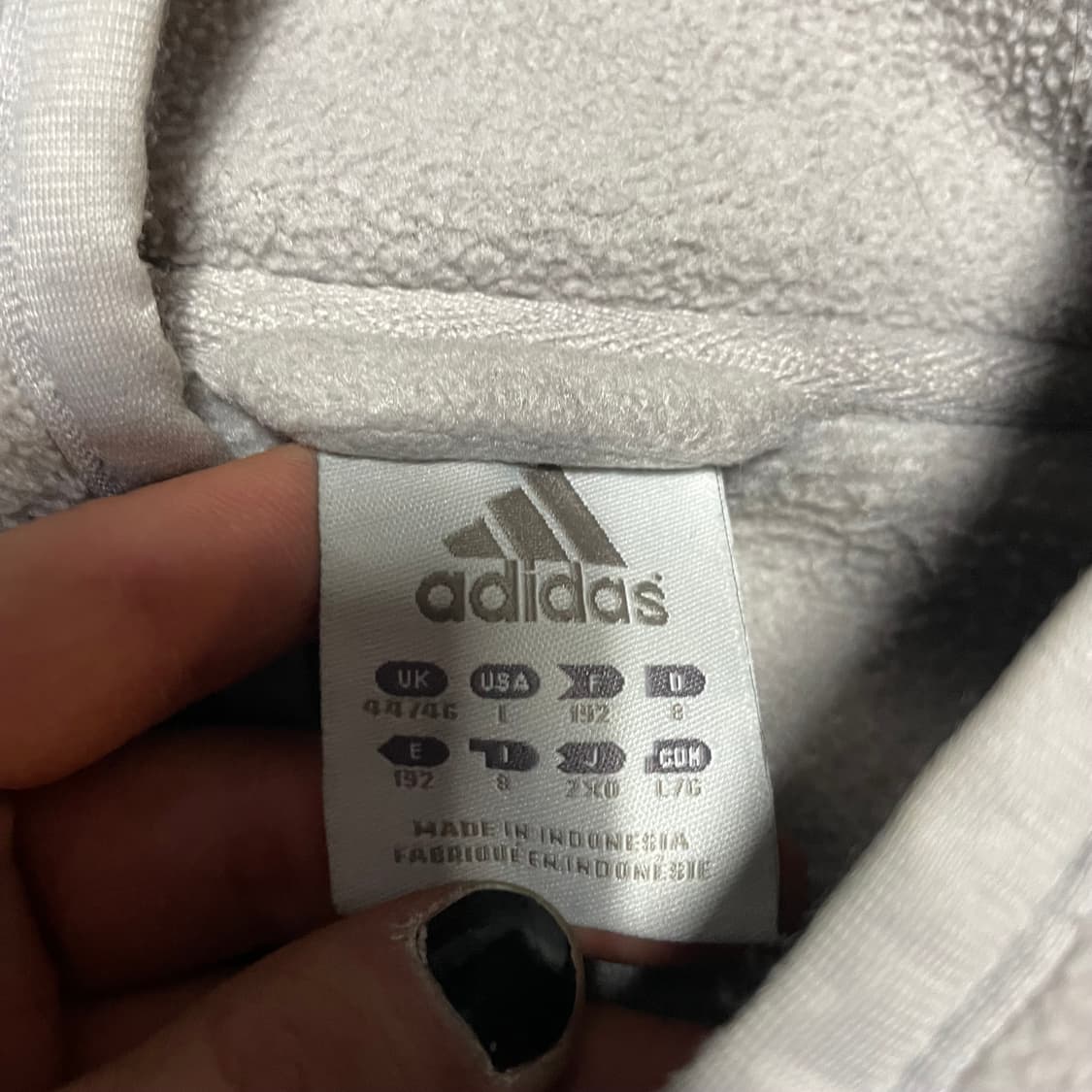 00s 아디다스 그레이 후리스 2XL  상품이미지4