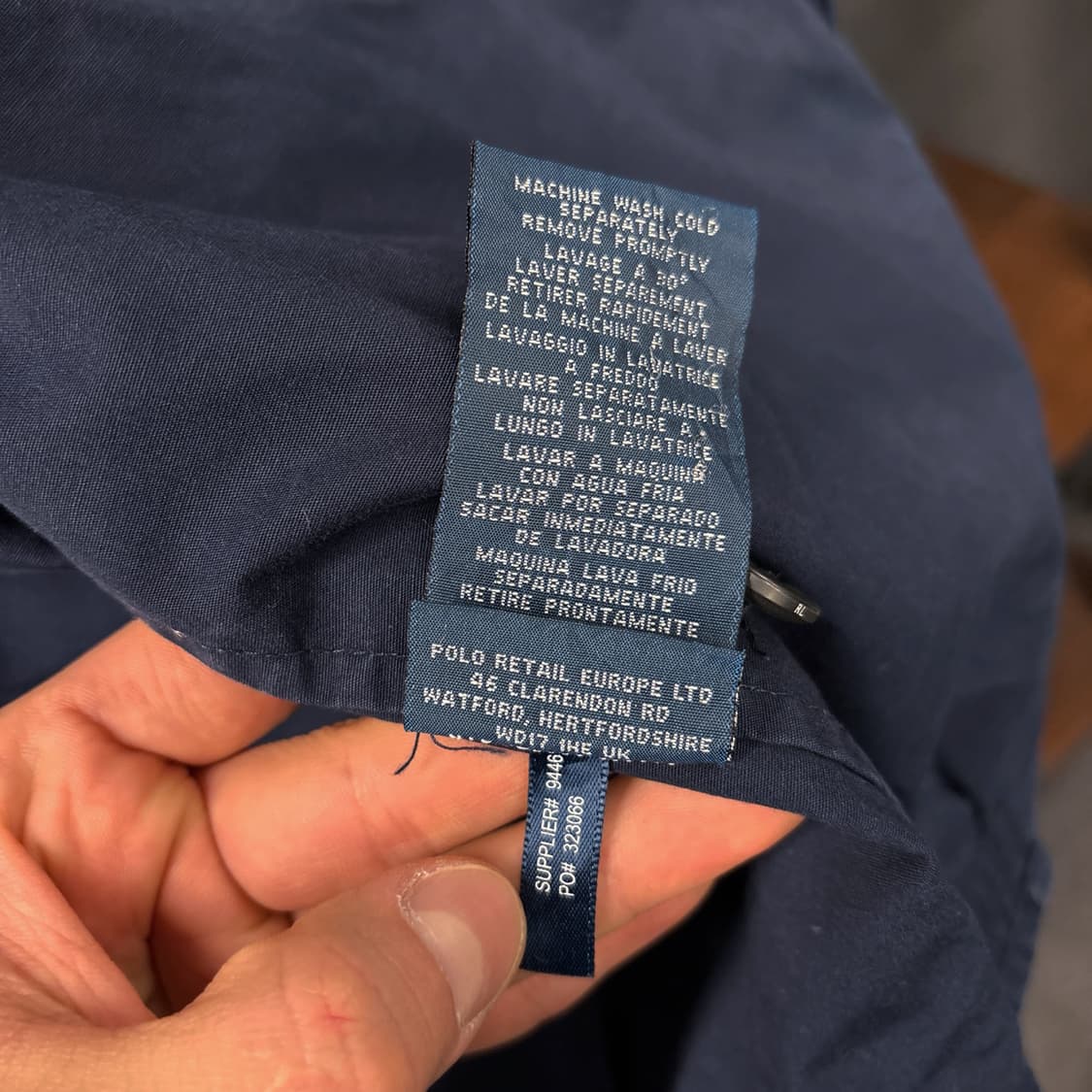 90s 폴로 랄프로렌 클래식 코튼트윌 스윙자켓 빈티지워싱 N831 상품이미지10
