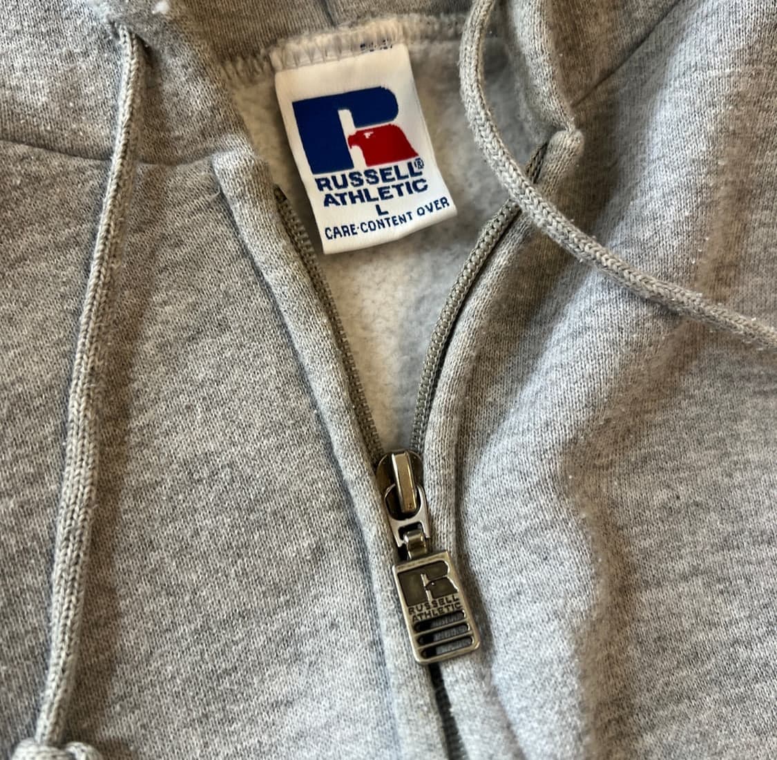 vintage russell sweat 러셀 빈티지 후드집업 상품이미지4